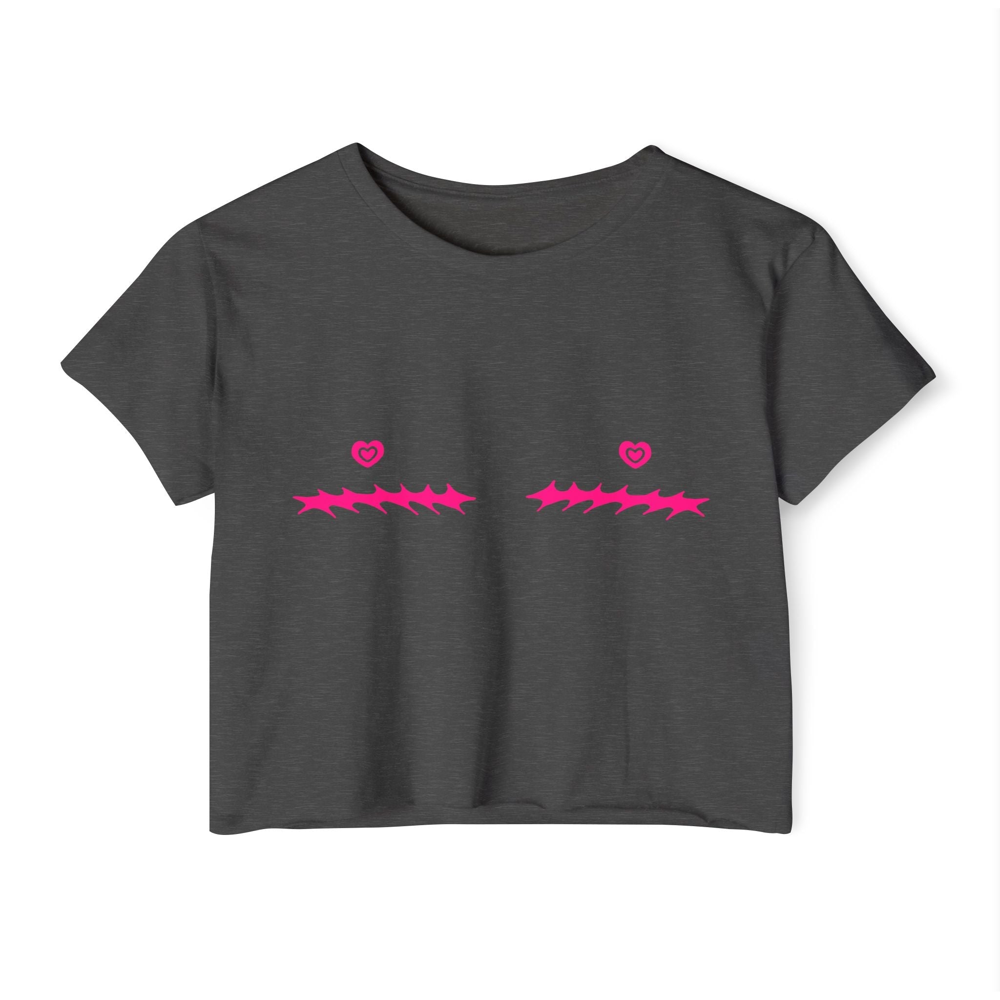 Heart Nipple Top Surgery Crop Top Shirt