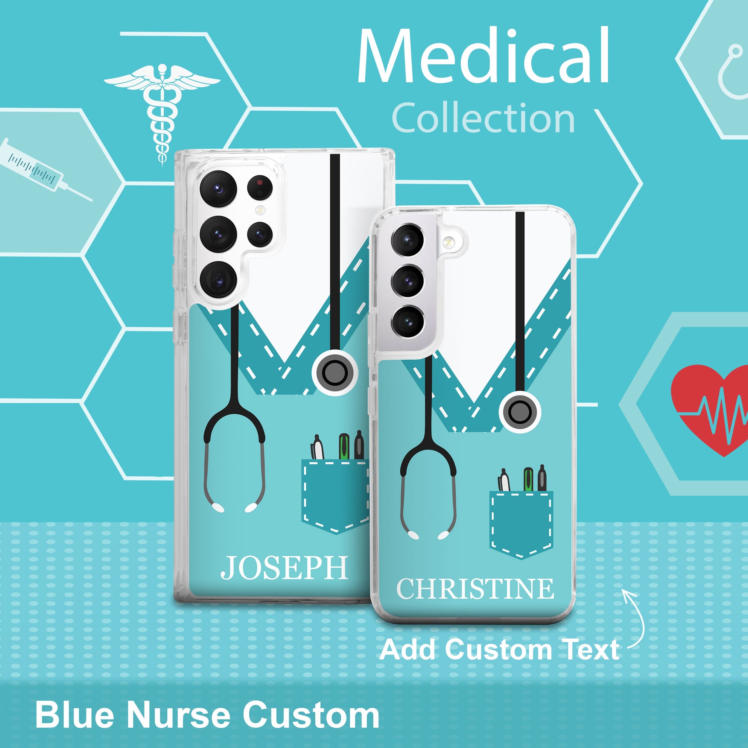 Nurse HD Custom Name Samsung Galaxy S22 Phone Case