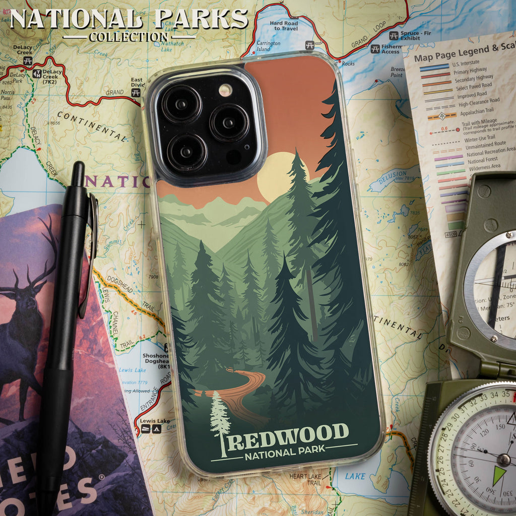 National Parks Redwood HD Apple iPhone 14 Series Mag-Safe Phone Case