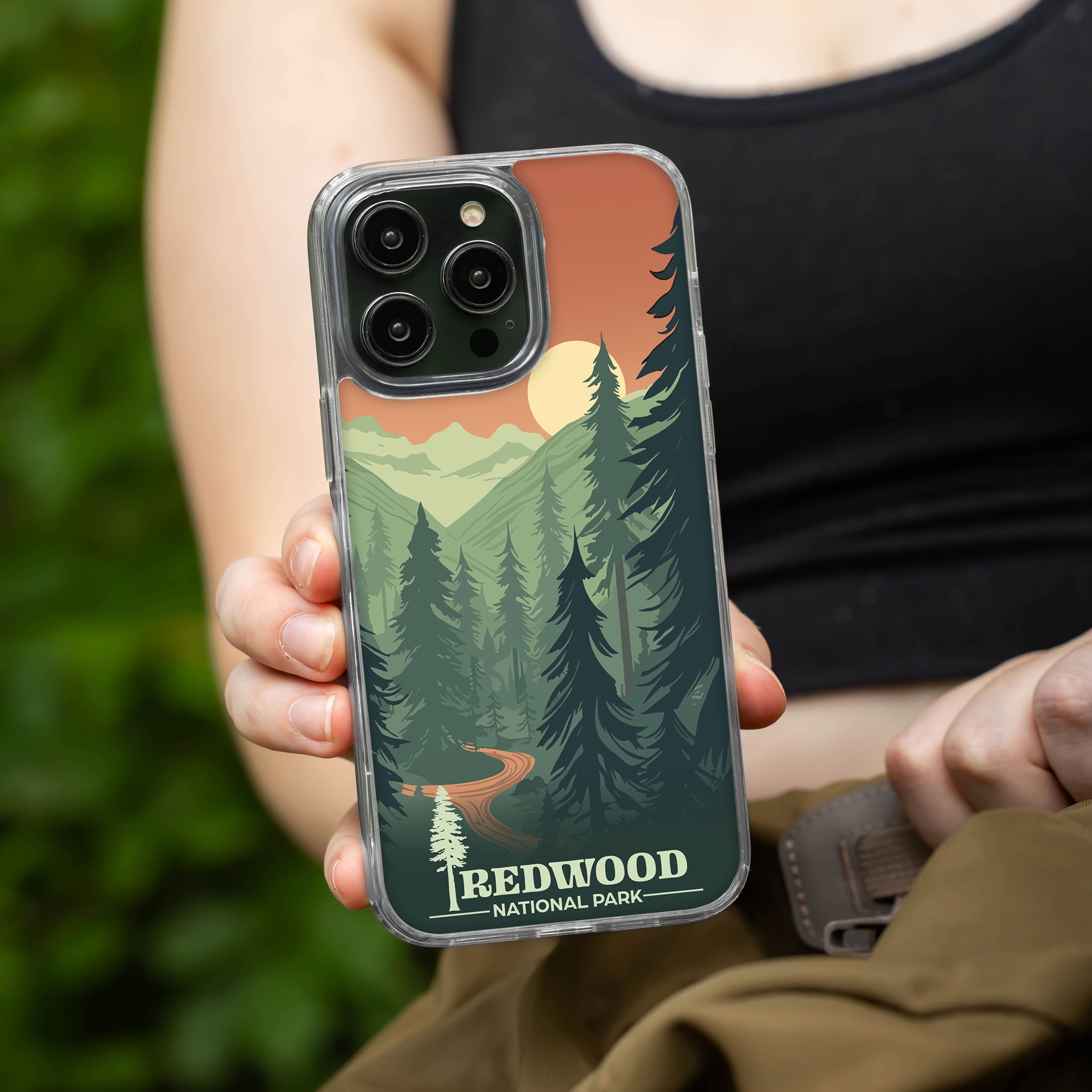 National Parks Redwood HD Apple iPhone 15 Series Mag-Safe Phone Case