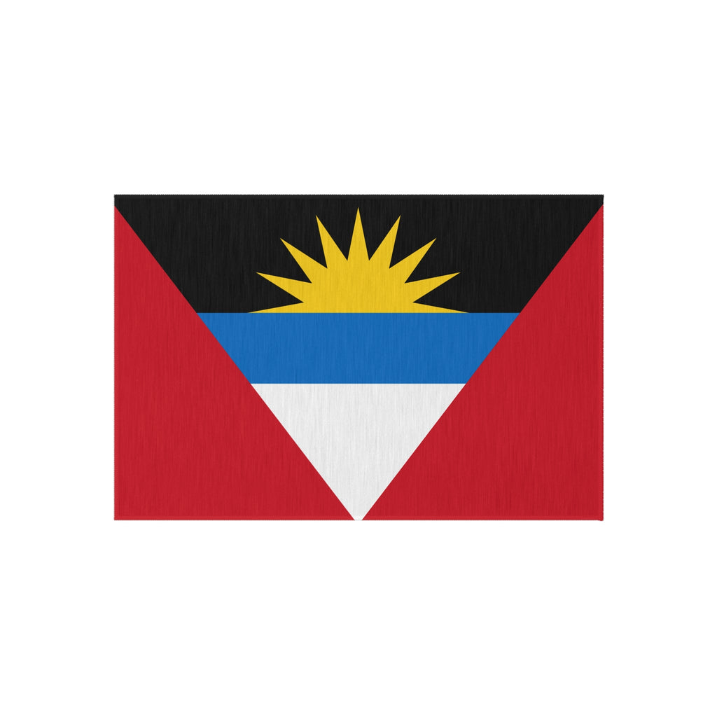 Flag Of Antigua and Barbuda Outdoor Non-Slip Door Mat | Saint John's | Antiguan Liberta | 24"x36"