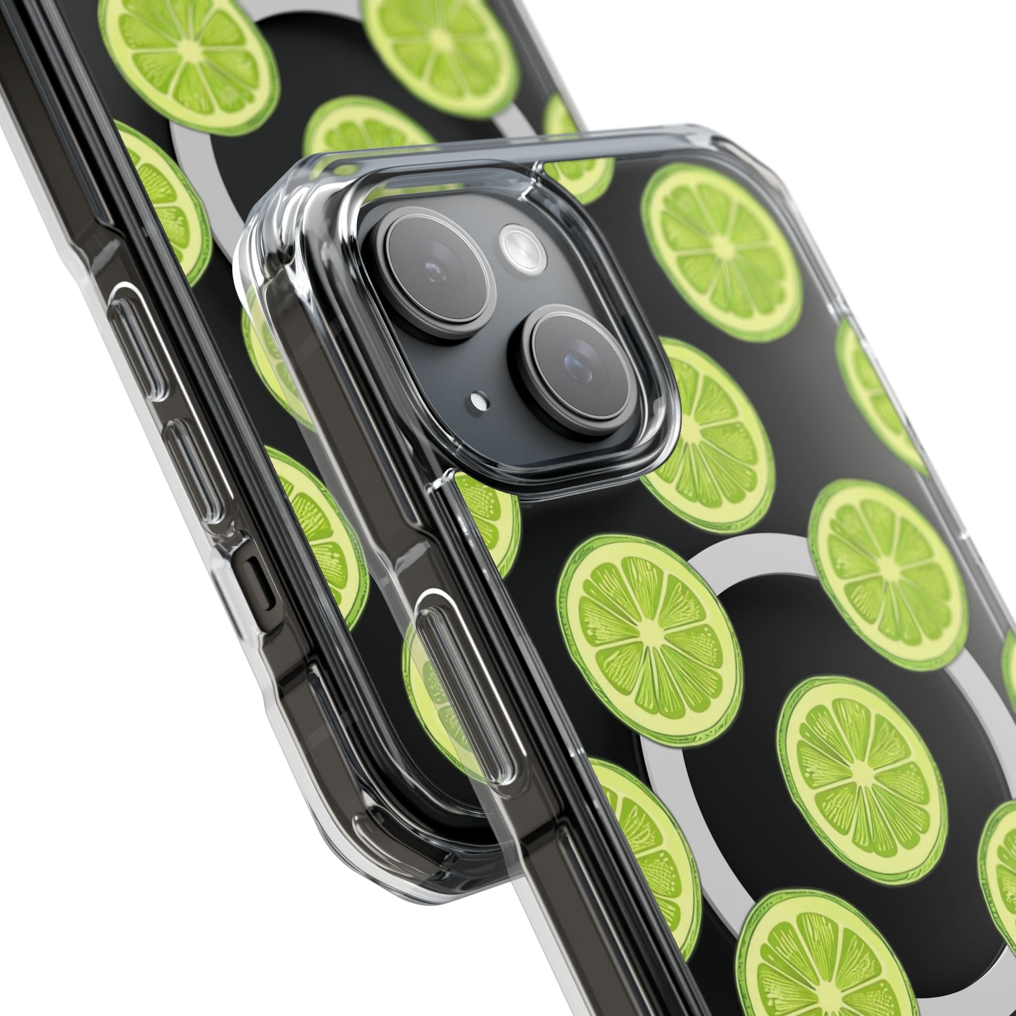 Lime Slice Magnetic Clear Phone Case