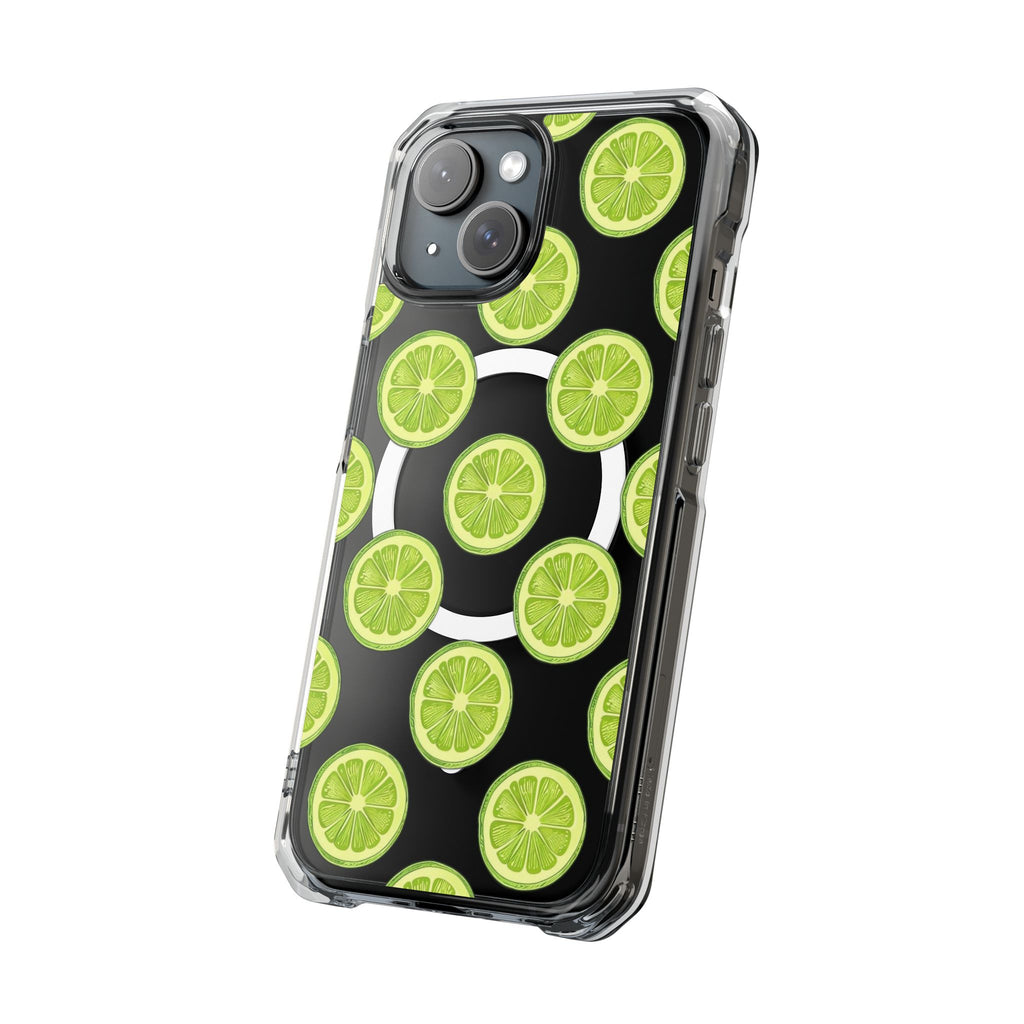 Lime Slice Magnetic Clear Phone Case