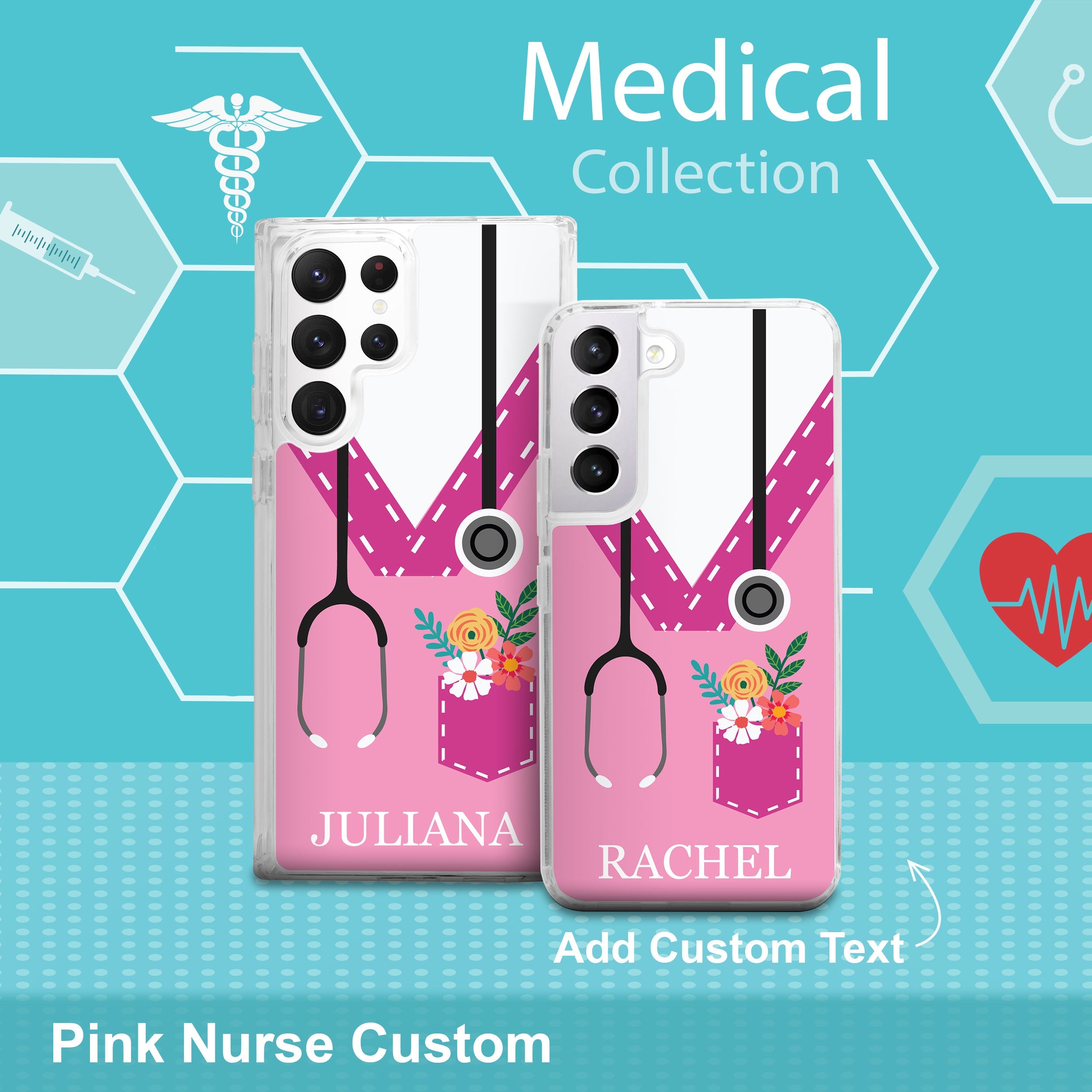 Nurse HD Custom Name Samsung Galaxy S22 Phone Case