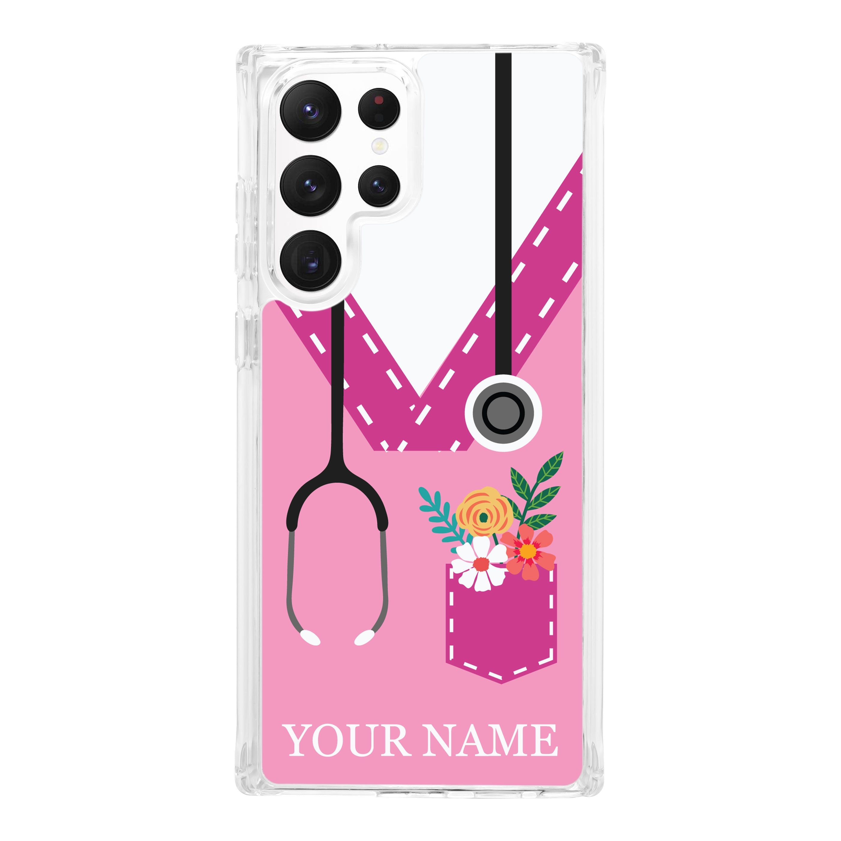 Nurse HD Custom Name Samsung Galaxy S21 Phone Case