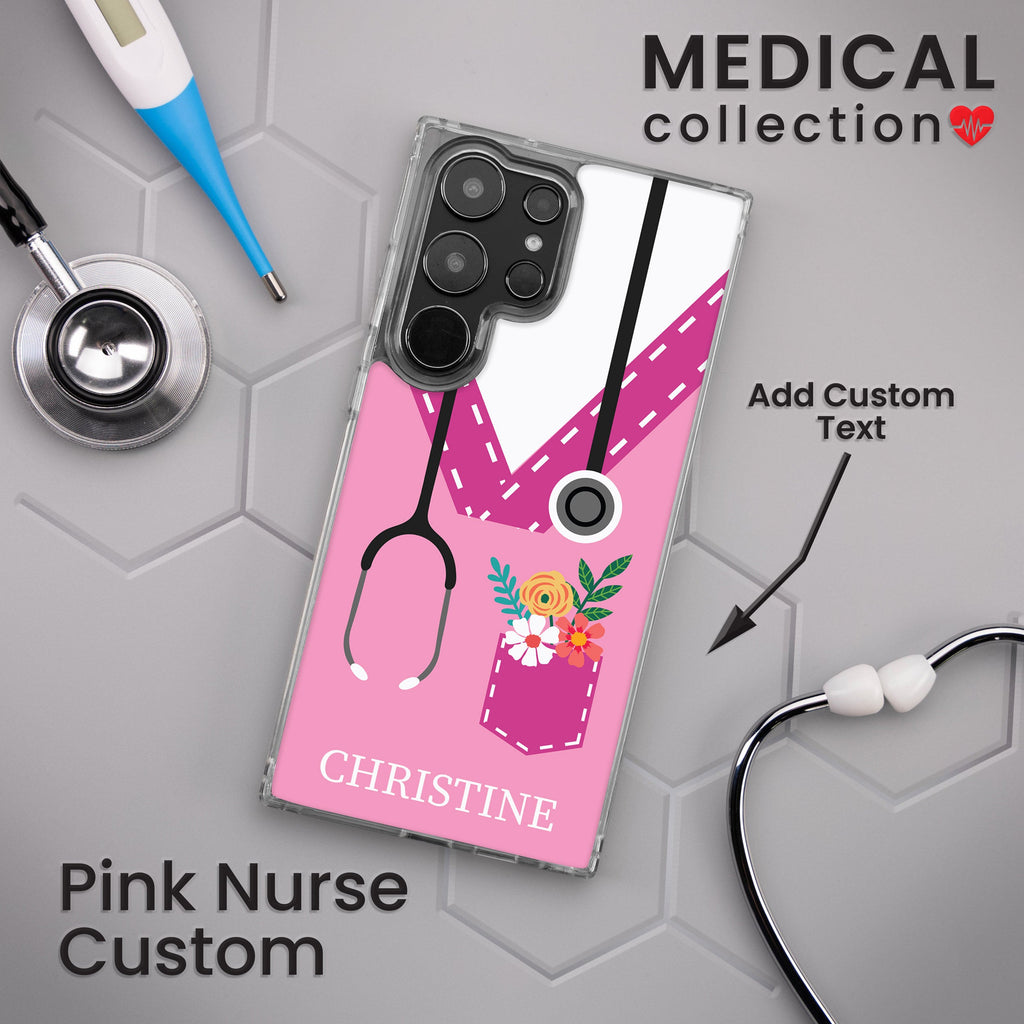 Nurse HD Custom Name Samsung Galaxy S21 Phone Case