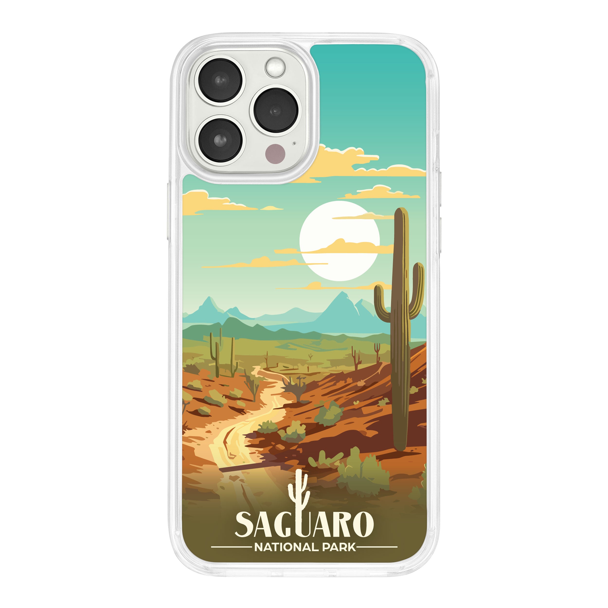 National Parks Saguaro HD Apple iPhone 11 Series Phone Case