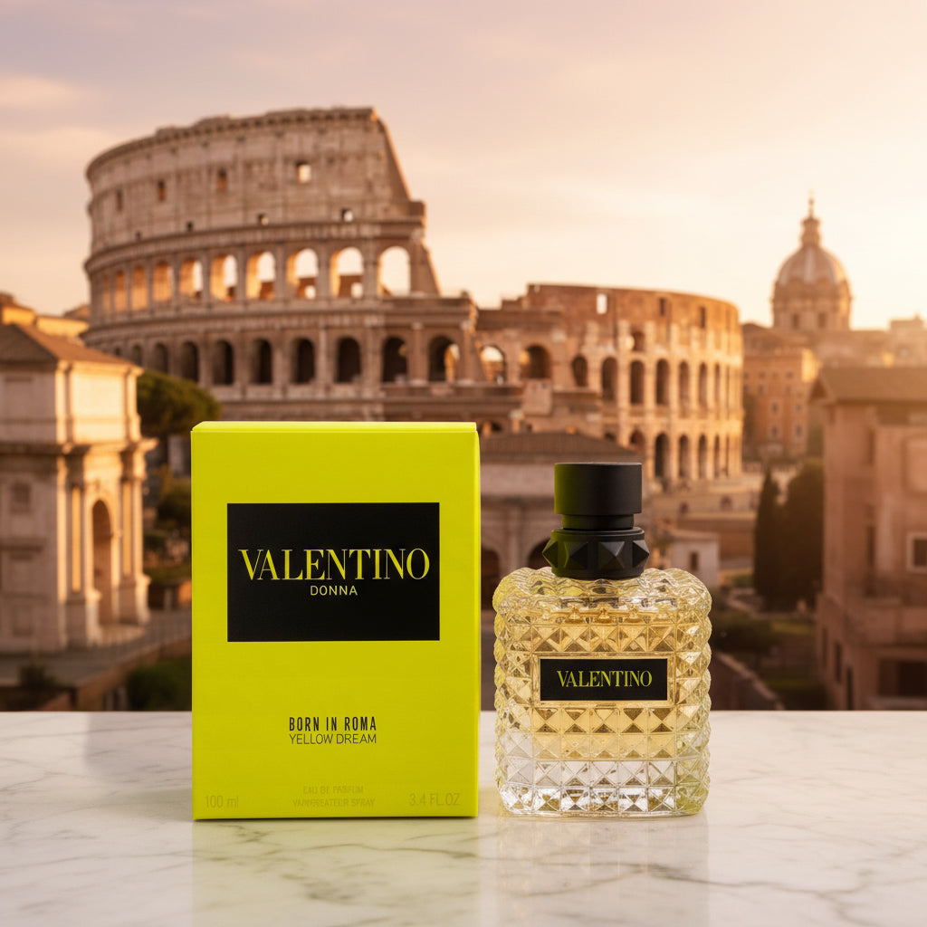 Donna Born In Roma Yellow Dream by Valentino for her EDP 3.3 / 3.4 oz New in Box