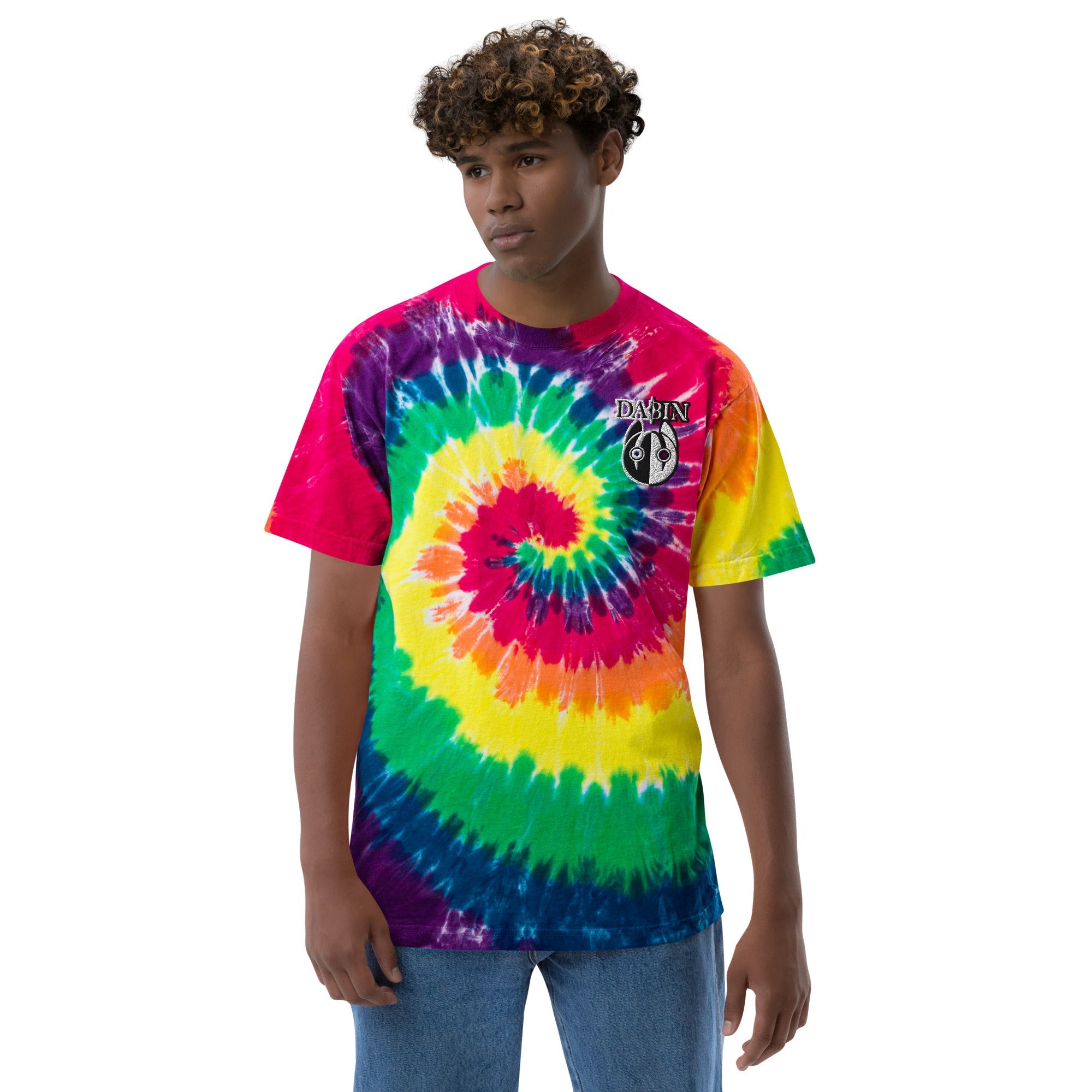 Dabin Oversized Tie Dye Festival T-shirt EDM Artist Rave Shirt for Men Women Unisex