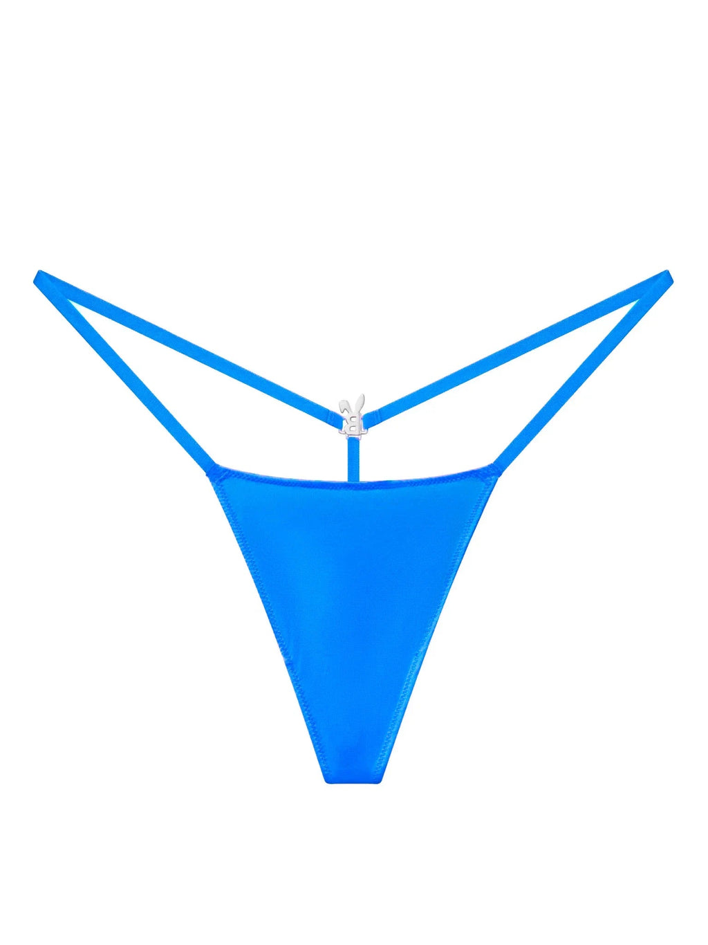 ICED OUT G-STRING IN OCEAN BLUE