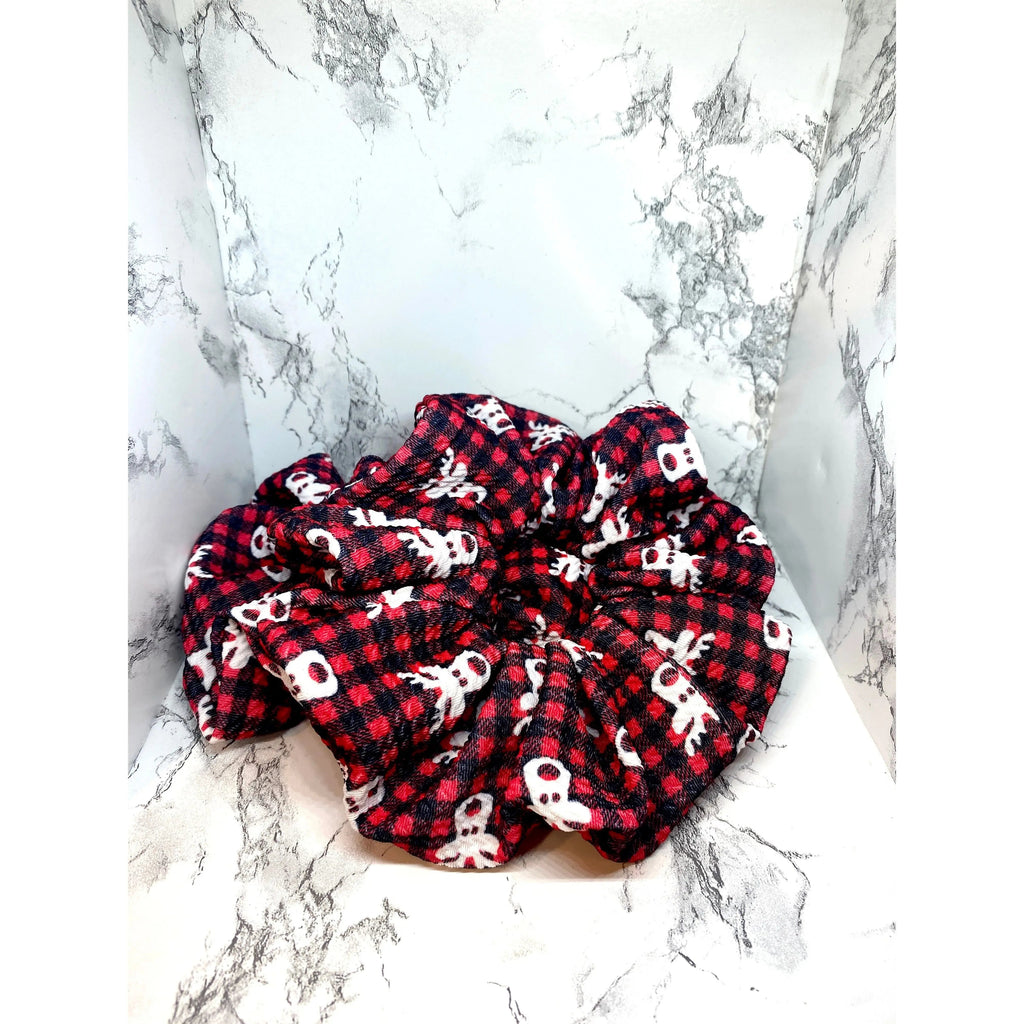 Buffalo Reindeer Christmas Bullet Scrunchie