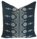 Carmania Pillow Cover in Indigo, Indoor Outdoor Pillows, Peter Dunham Textiles