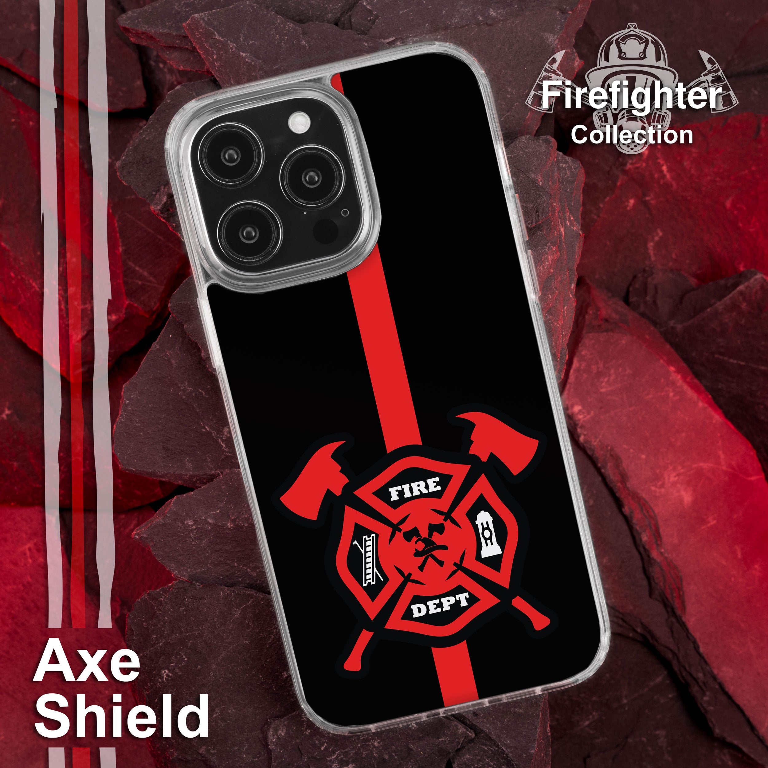 Firefighter HD Apple iPhone 12 Mag-Safe Phone Case