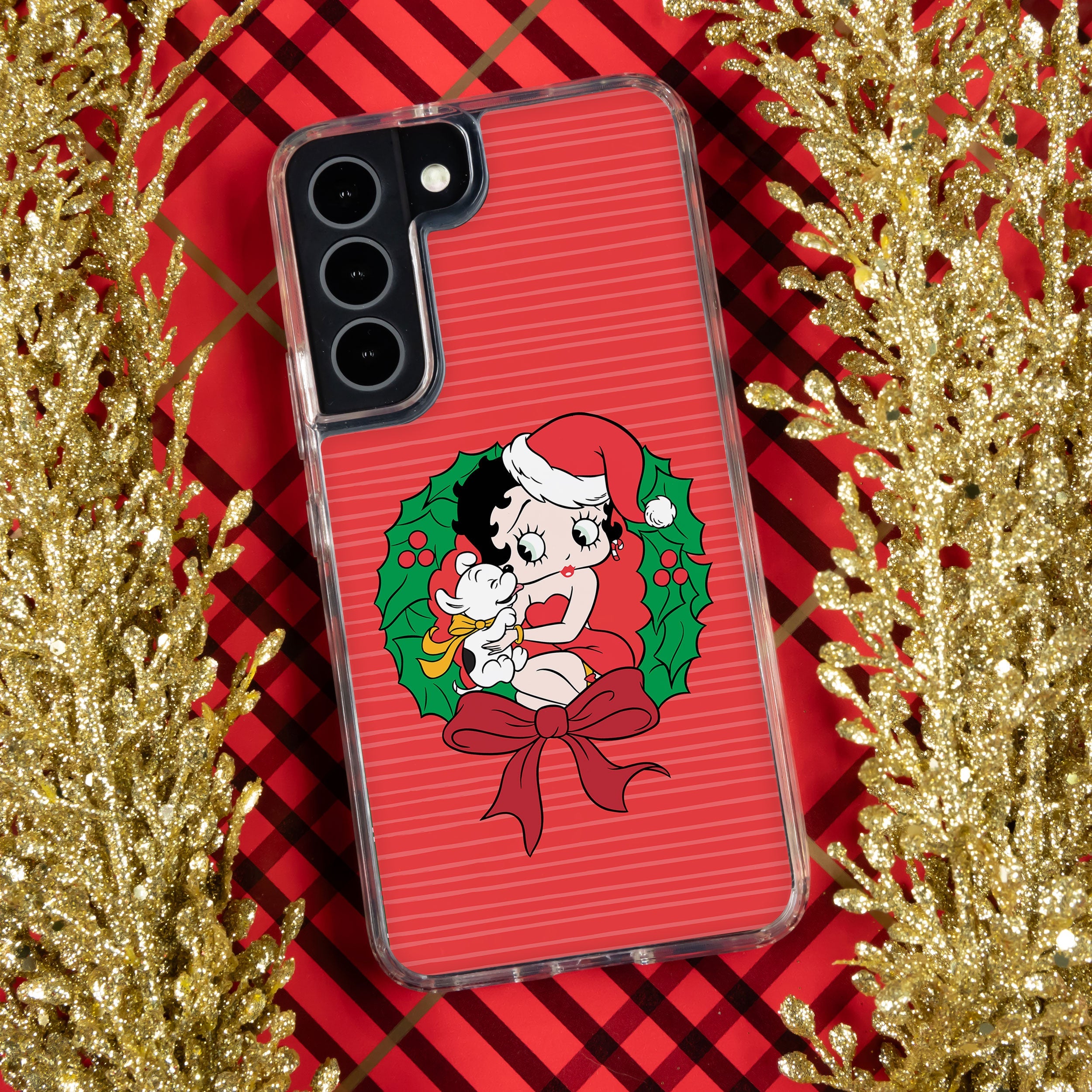 Betty Boop Christmas HD Samsung Galaxy S22 Phone Case