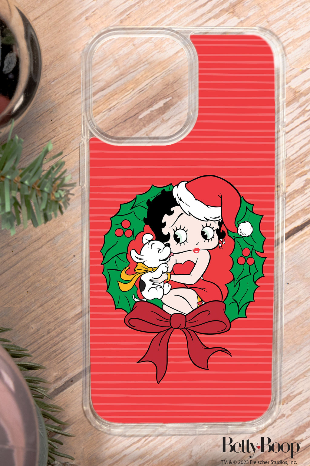Betty Boop Christmas HD Apple iPhone 12 Series Mag-Safe Phone Case