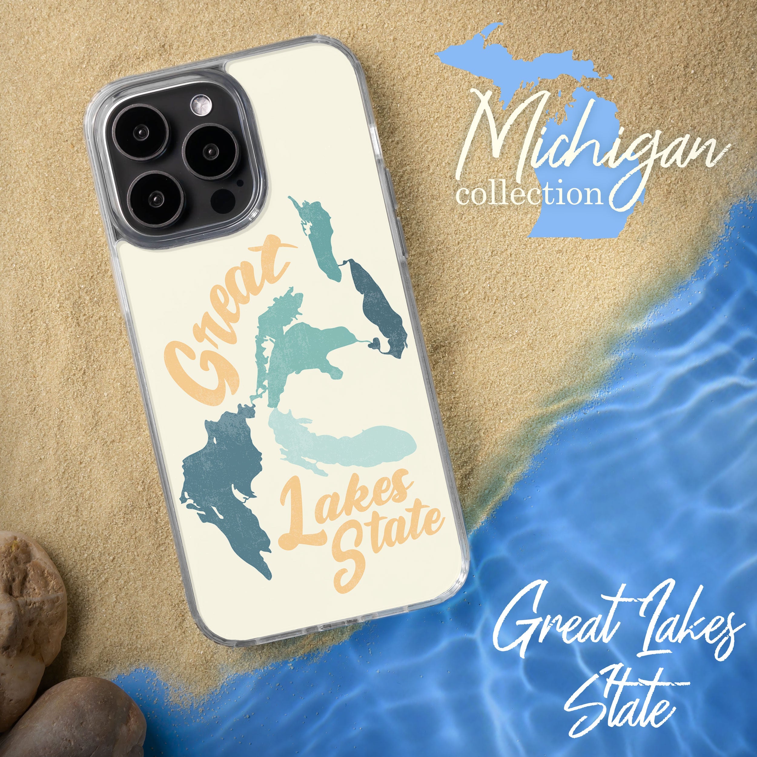 Michigan HD Apple iPhone 14 Series Mag-Safe Phone Case