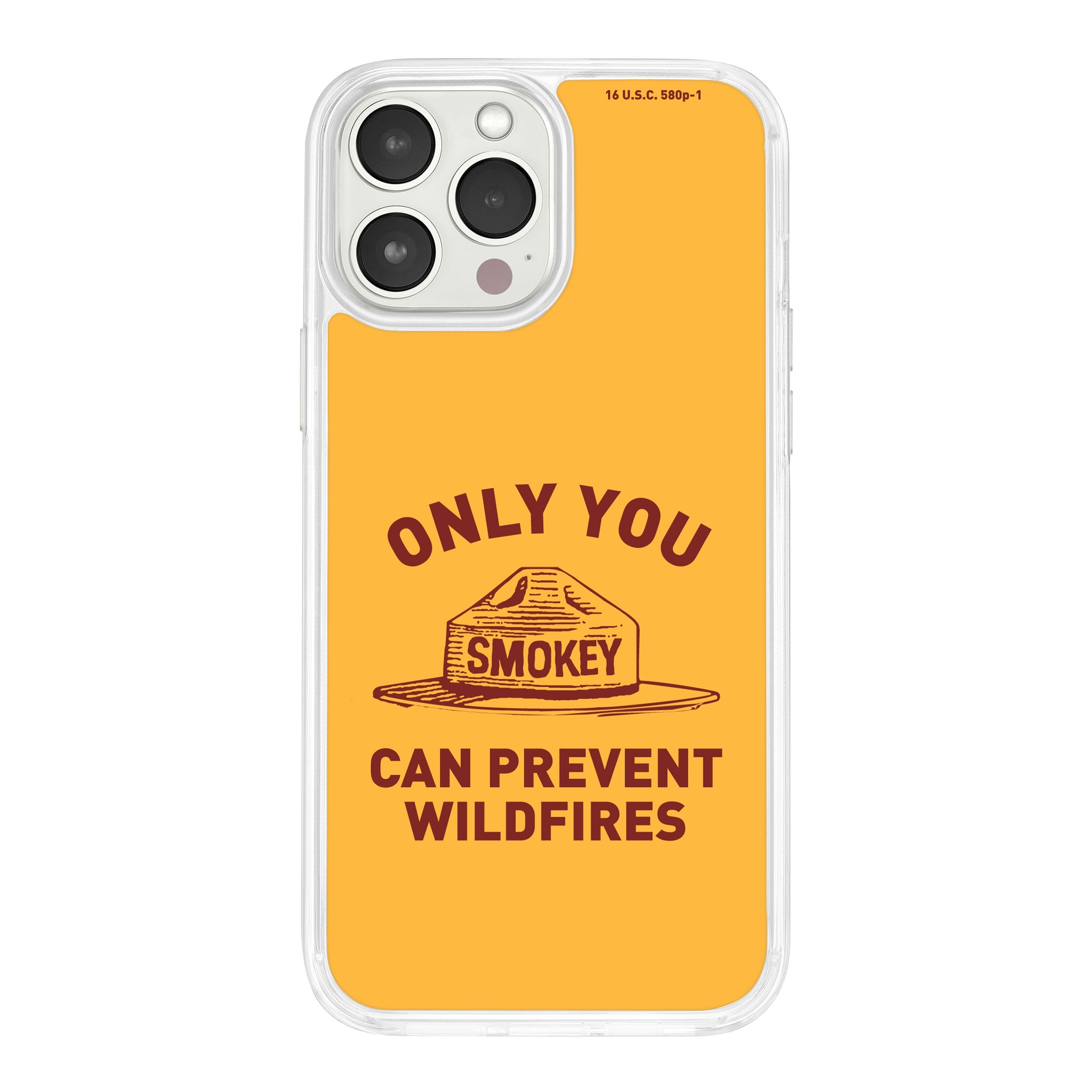 Smokey Bear Classic HD Apple iPhone 14 Series Mag-Safe Phone Case