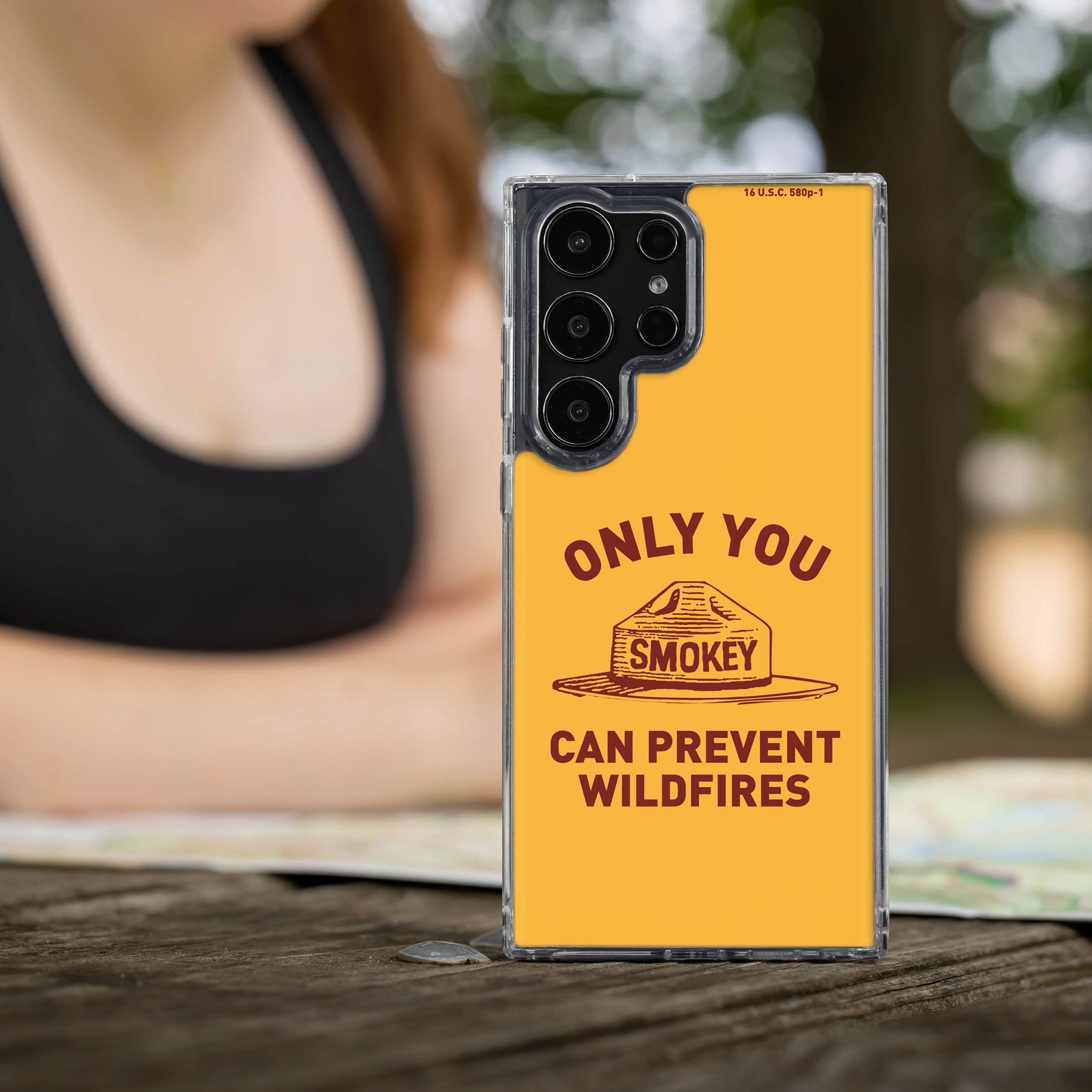 Smokey Bear Classic HD Samsung Galaxy S22 Phone Case