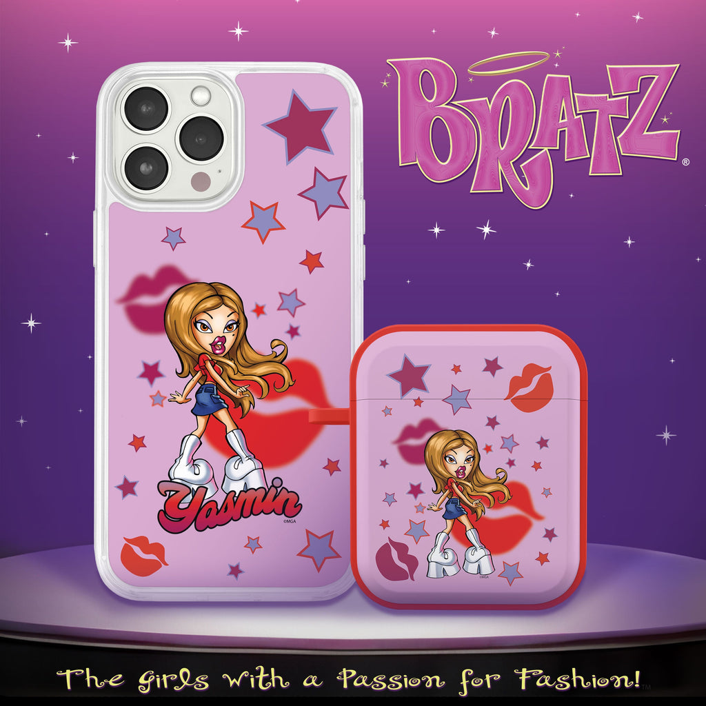 Bratz® Passion For Fashion HD Apple iPhone 15 Mag-Safe Phone Case and AirPods Gen 1 & 2 Combo Package