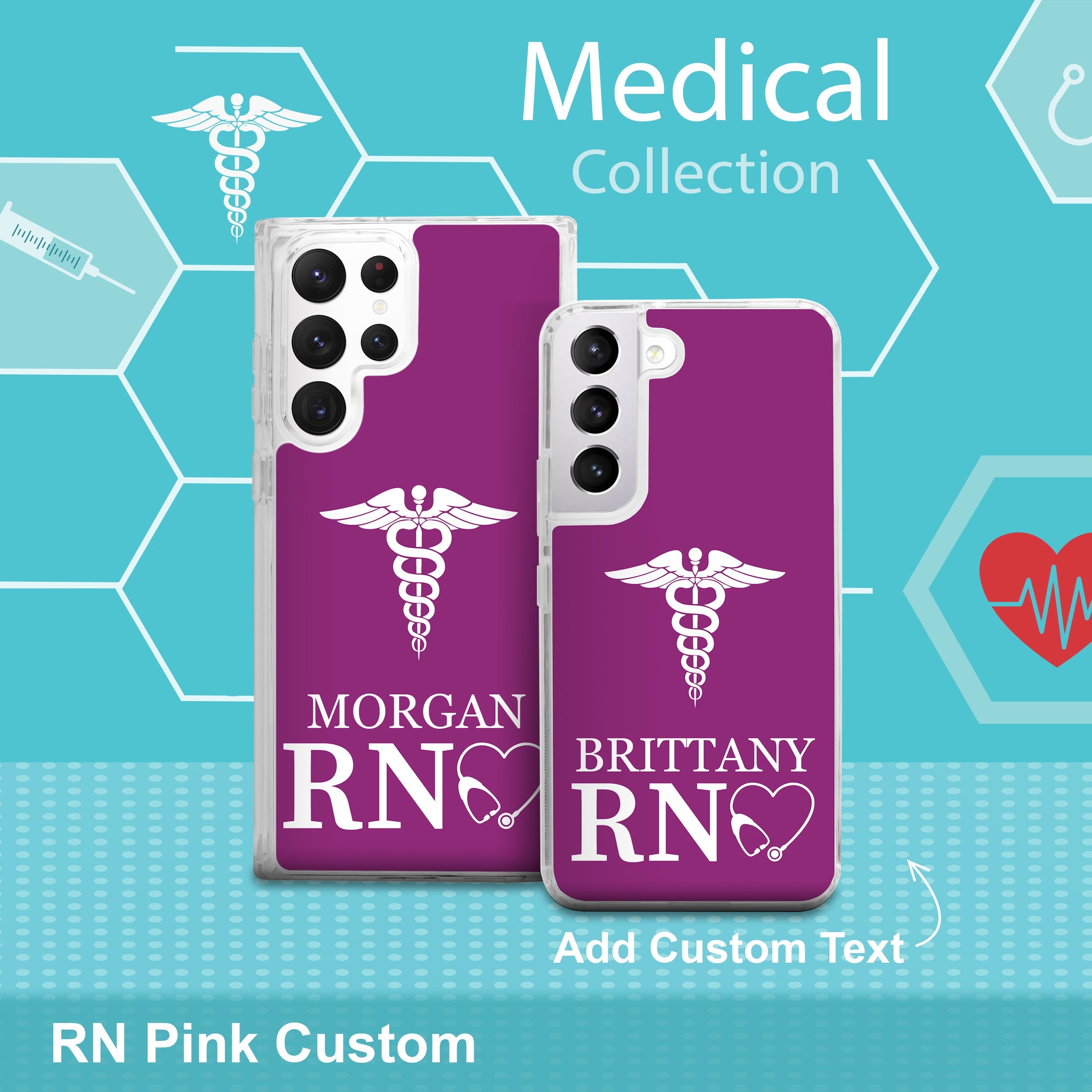 Nurse HD Custom Name Samsung Galaxy S22 Phone Case