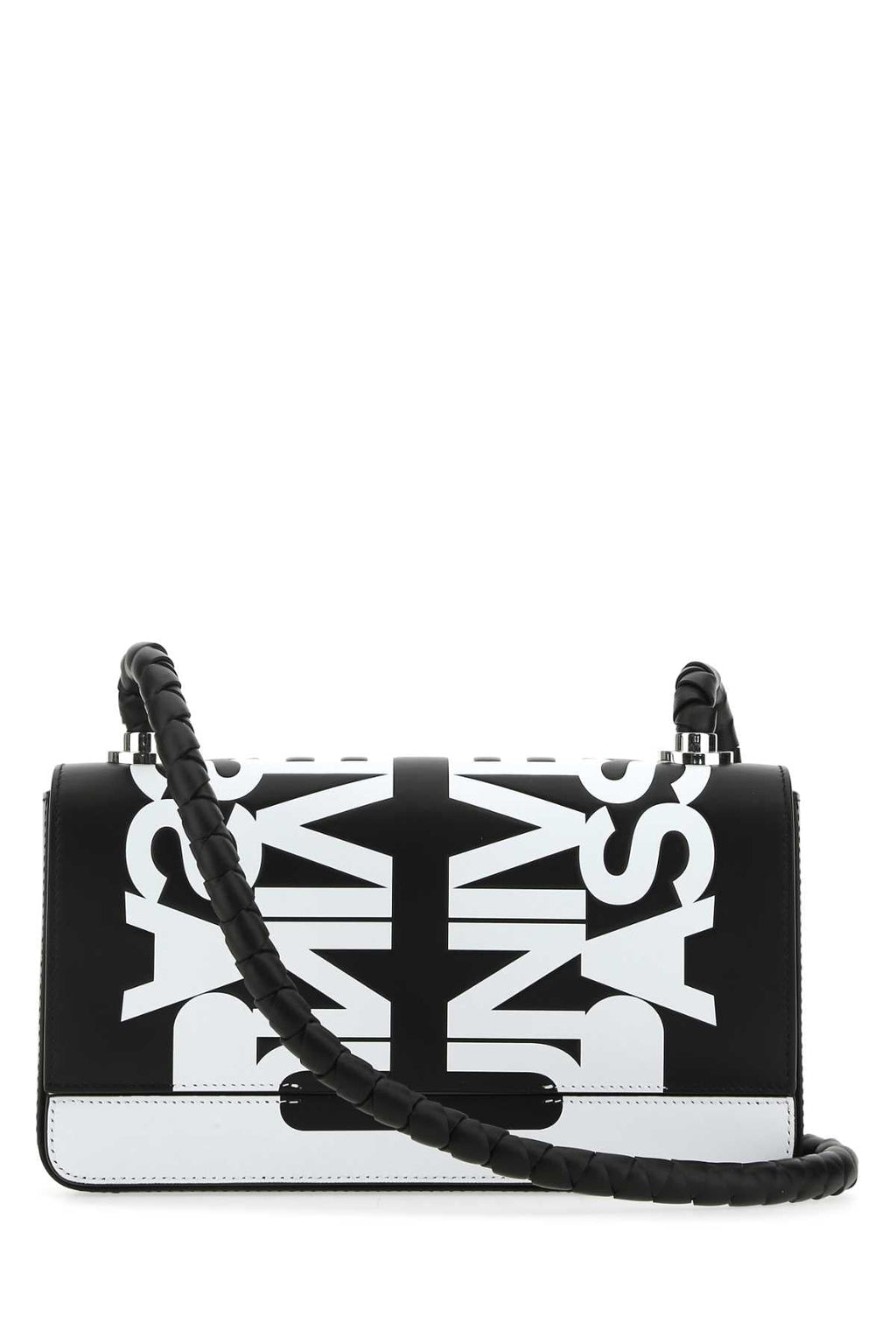 Burberry Men Two-Tone Leather Crossbody Bag