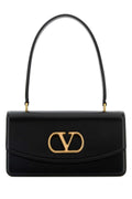 Valentino Garavani Women Black Leather Vain Shoulder Bag