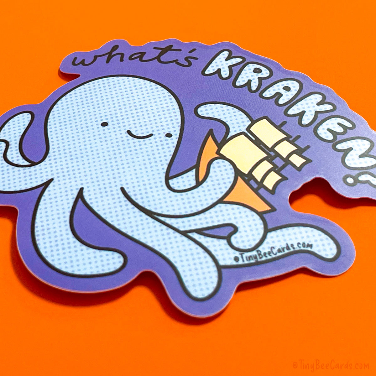 Kraken Vinyl Sticker "What's Kraken?"