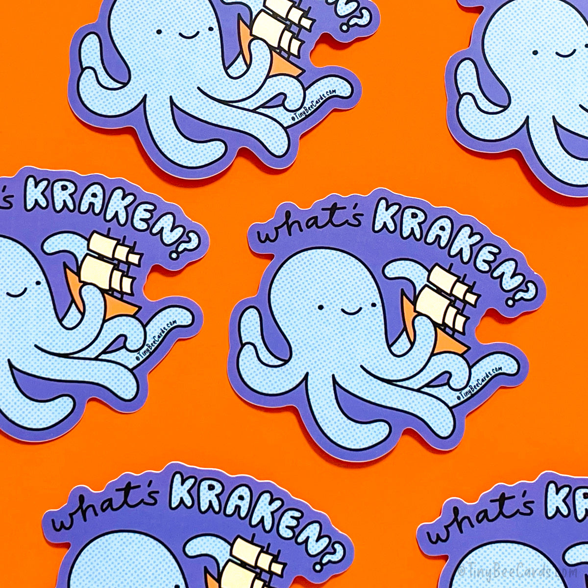 Kraken Vinyl Sticker "What's Kraken?"