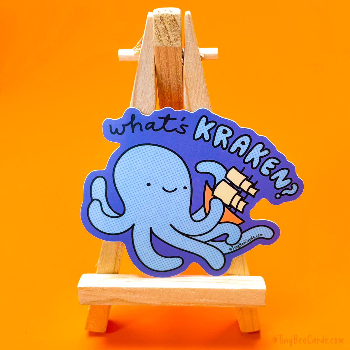 Kraken Vinyl Sticker "What's Kraken?"