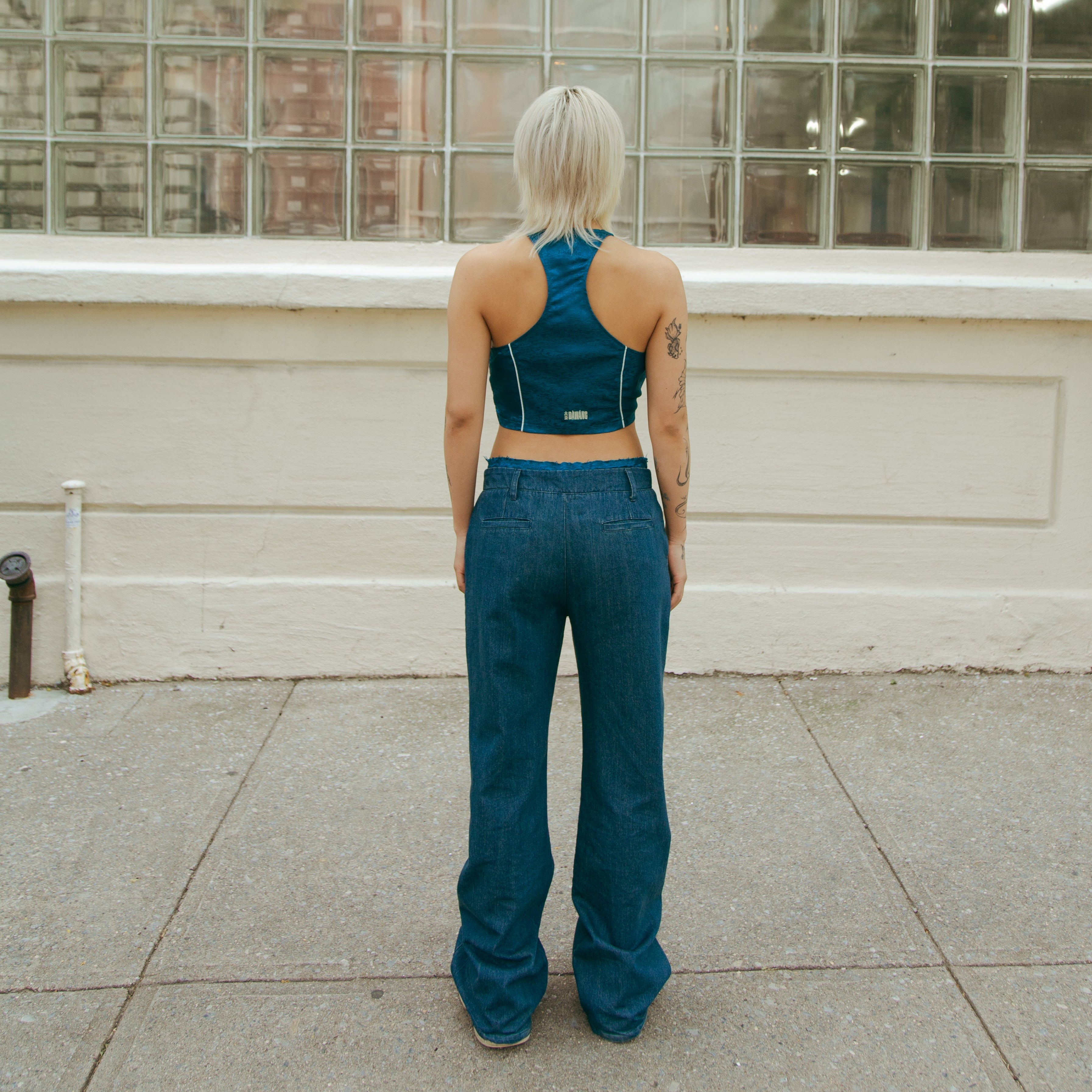 Bu Sleeveless Top Forest Blue