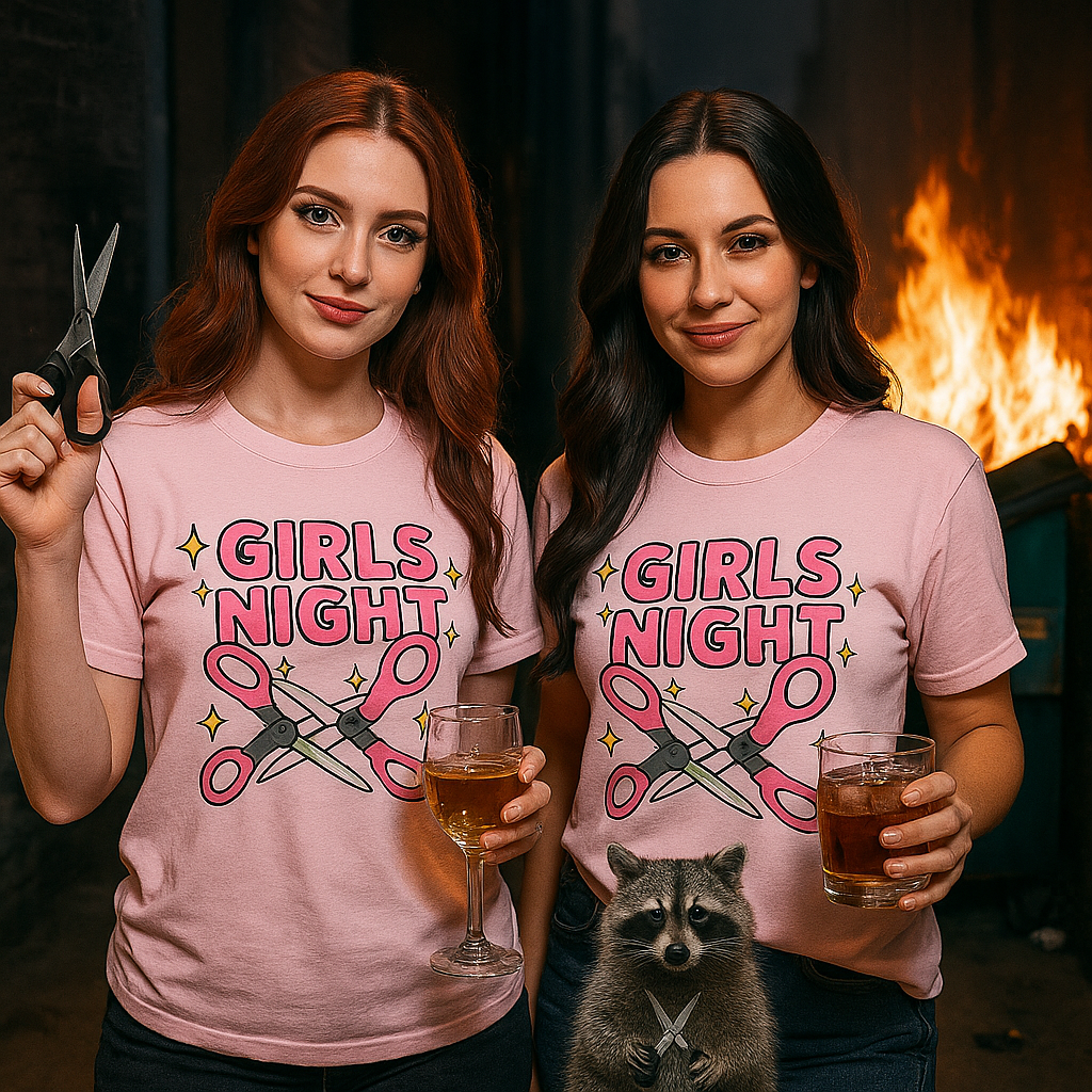 Funny Girls Night Shirt – Lesbian Humor Tee