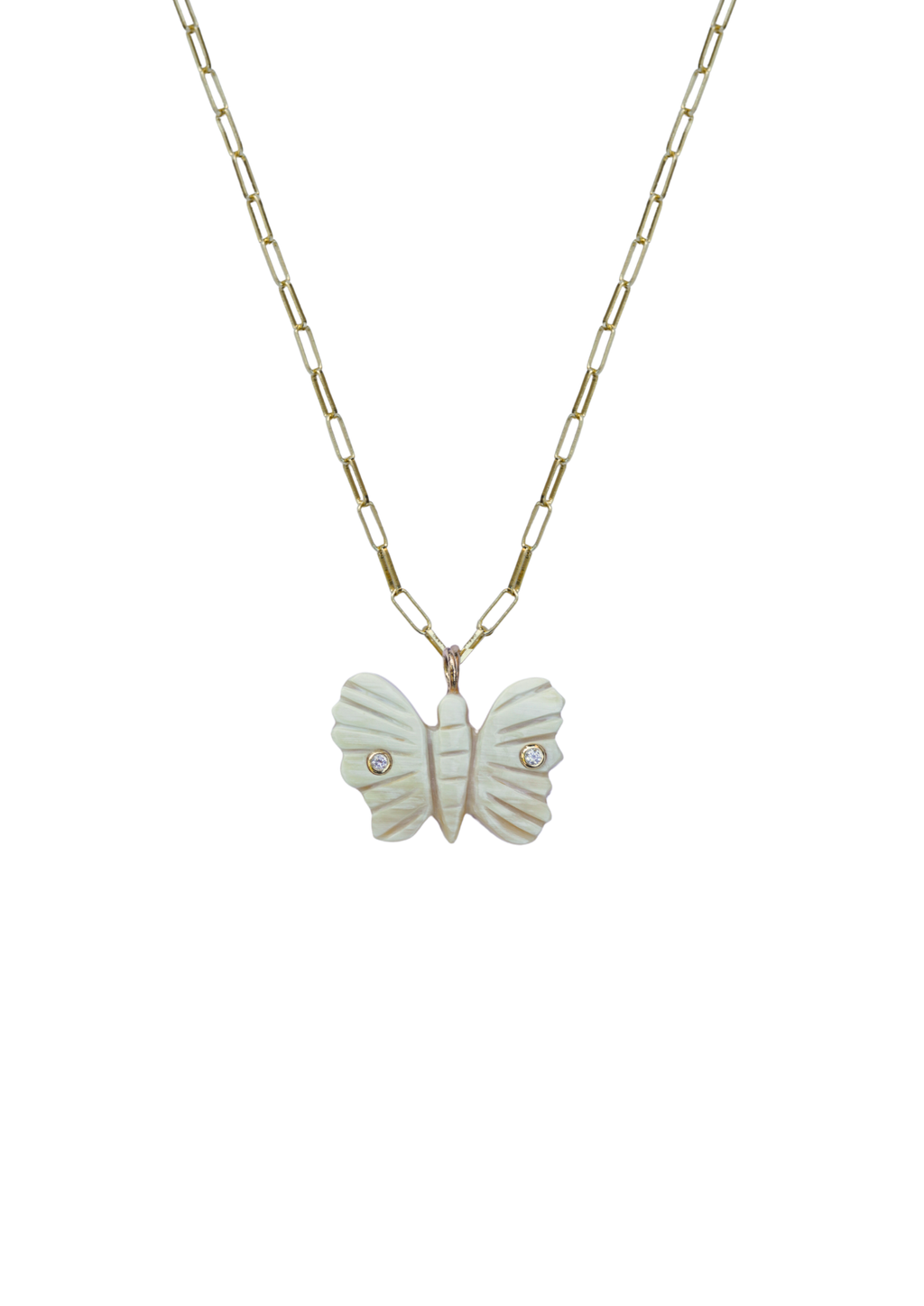 Mini Butterfly Horn Embellished Charm