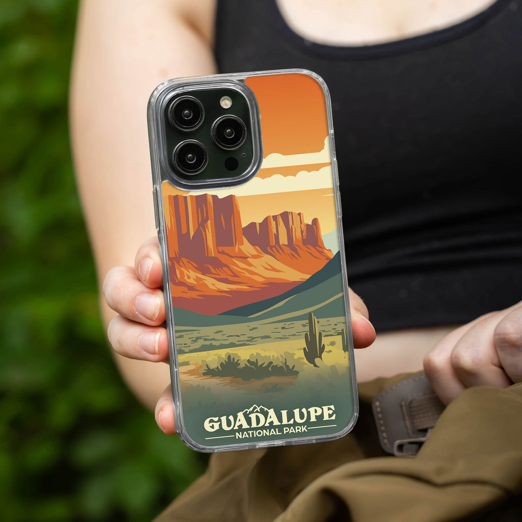 National Parks Guadalupe HD Apple iPhone 15 Series Mag-Safe Phone Case