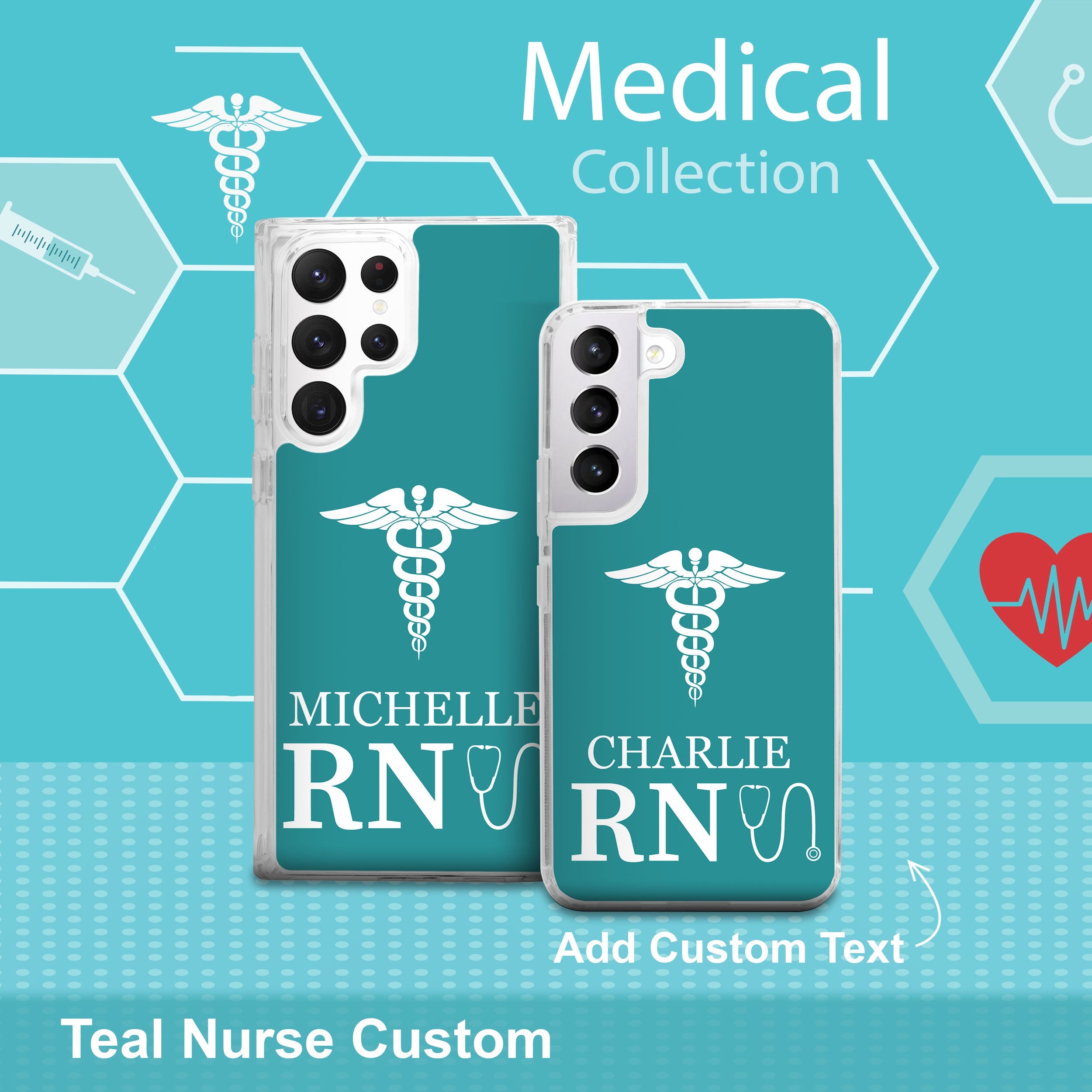 Nurse HD Custom Name Samsung Galaxy S23 Phone Case