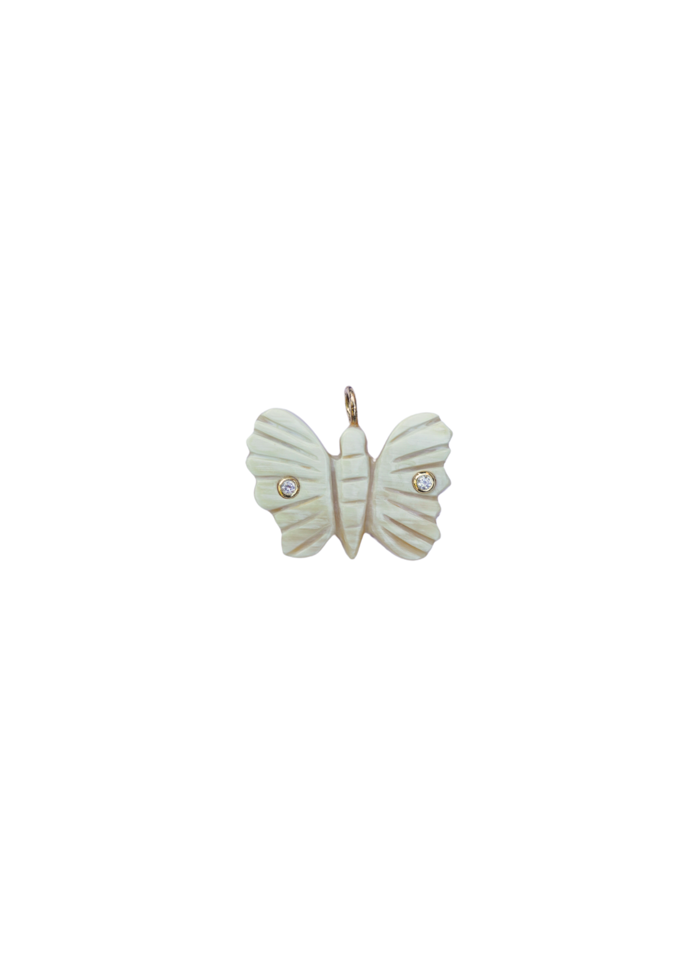 Mini Butterfly Horn Embellished Charm