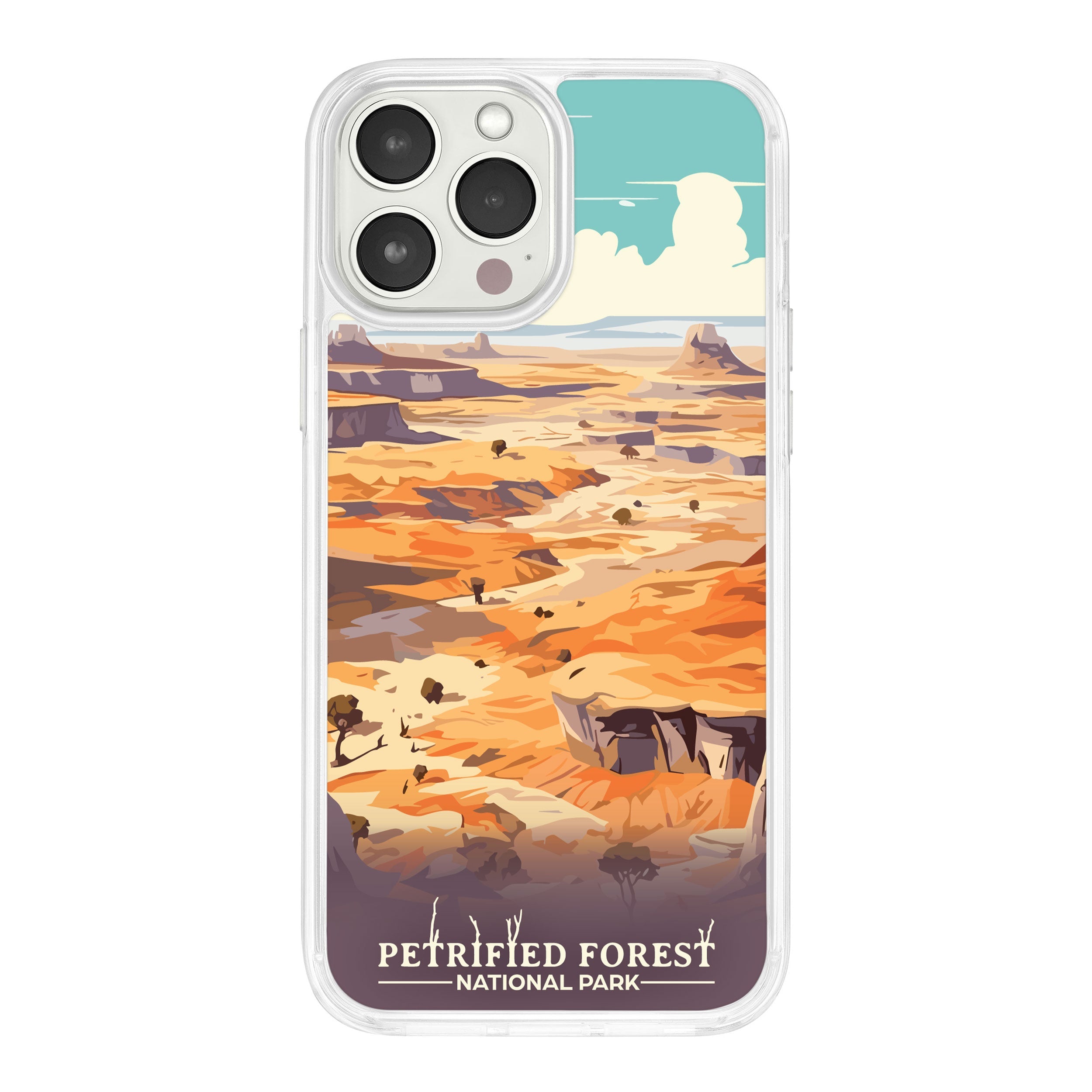 National Parks Petrified Forest HD Apple iPhone 13 Series Mag-Safe Phone Case