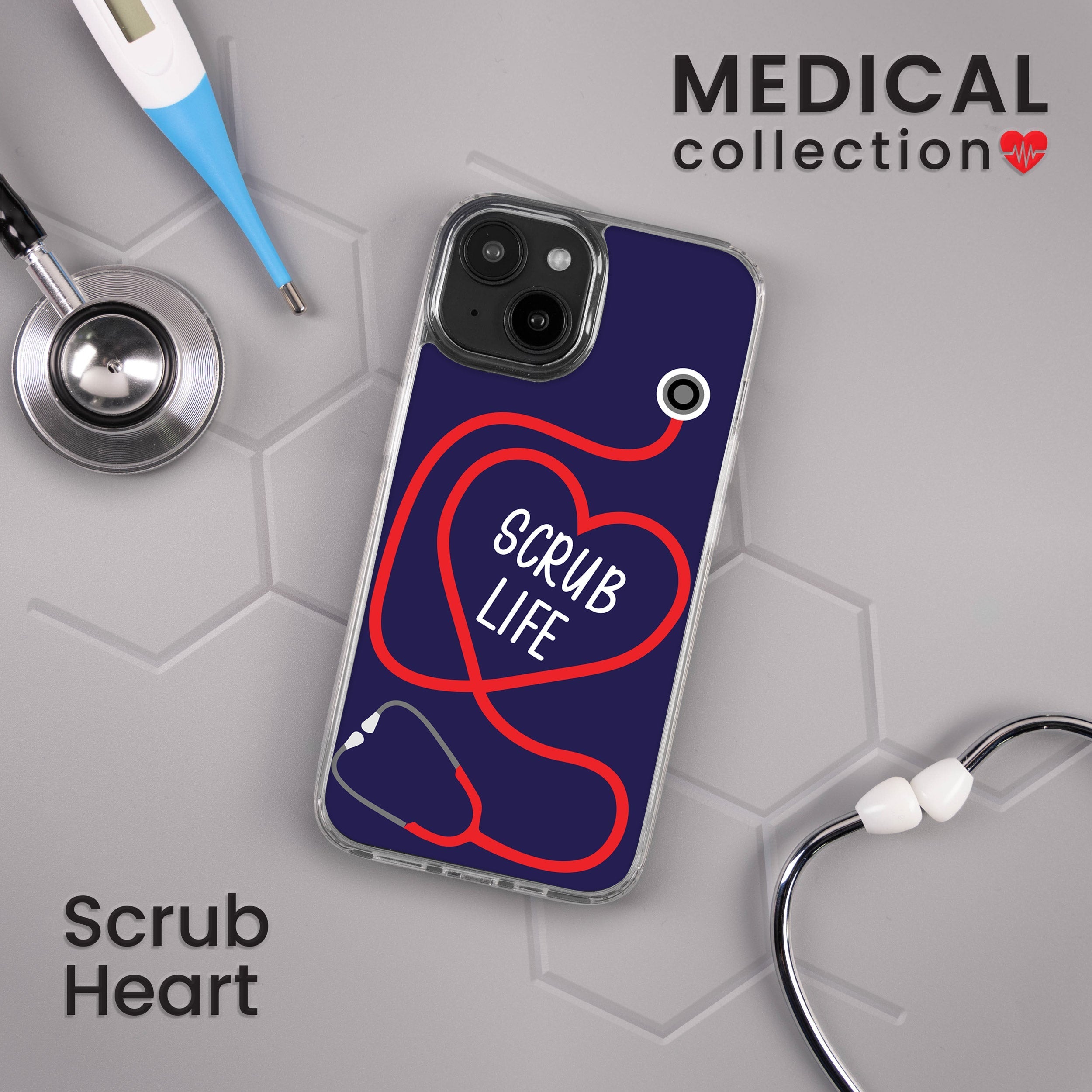 Nurse HD Apple iPhone 15 Series Mag-Safe Phone Case
