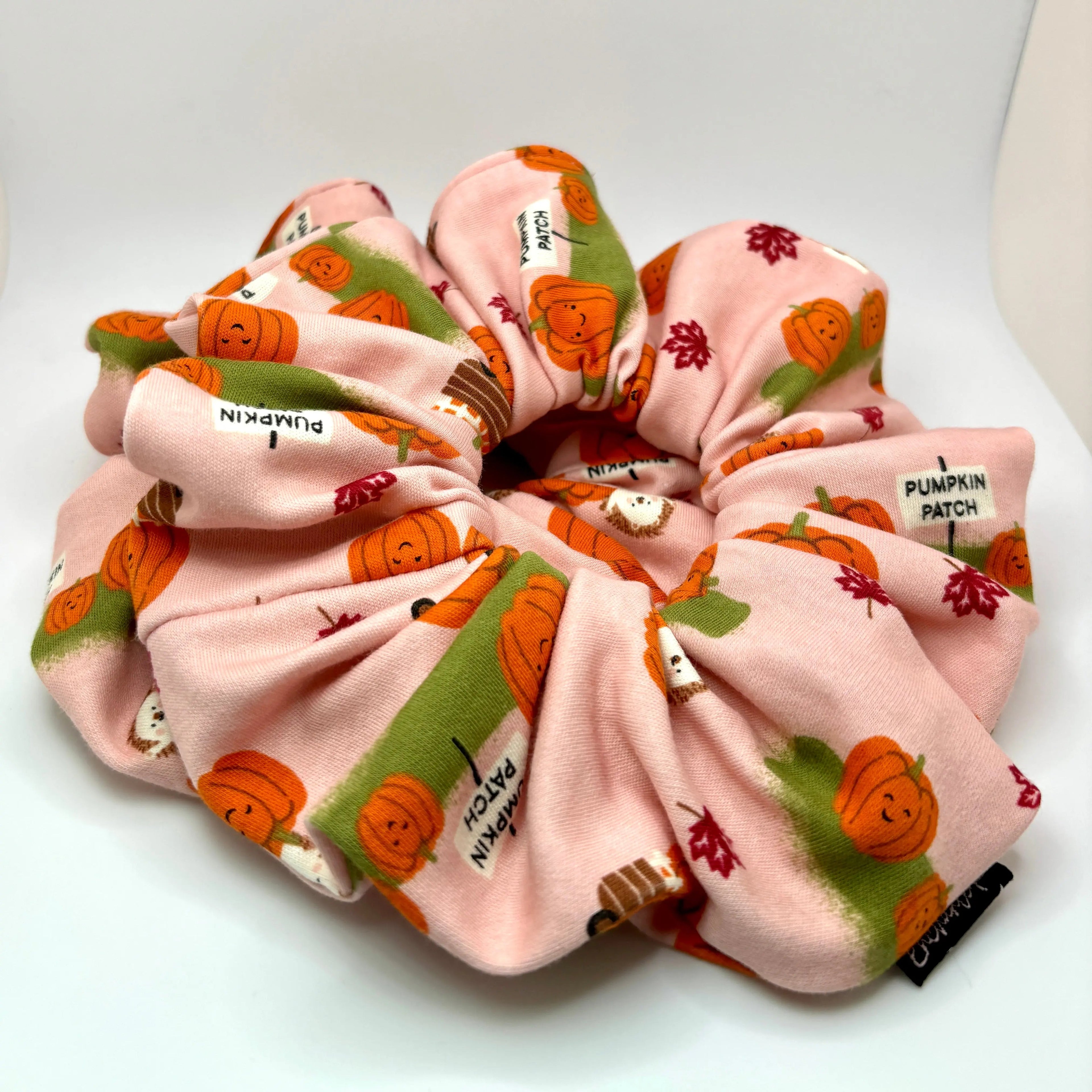 Pink Pumpkin Patch Scrunchie