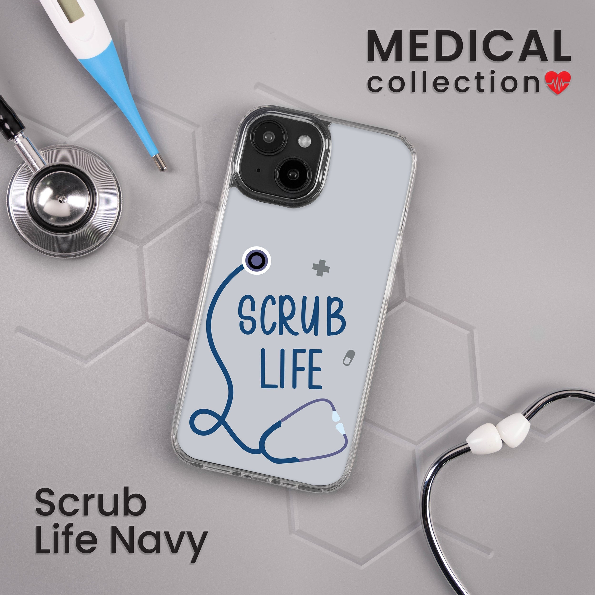 Nurse HD Apple iPhone 15 Series Mag-Safe Phone Case