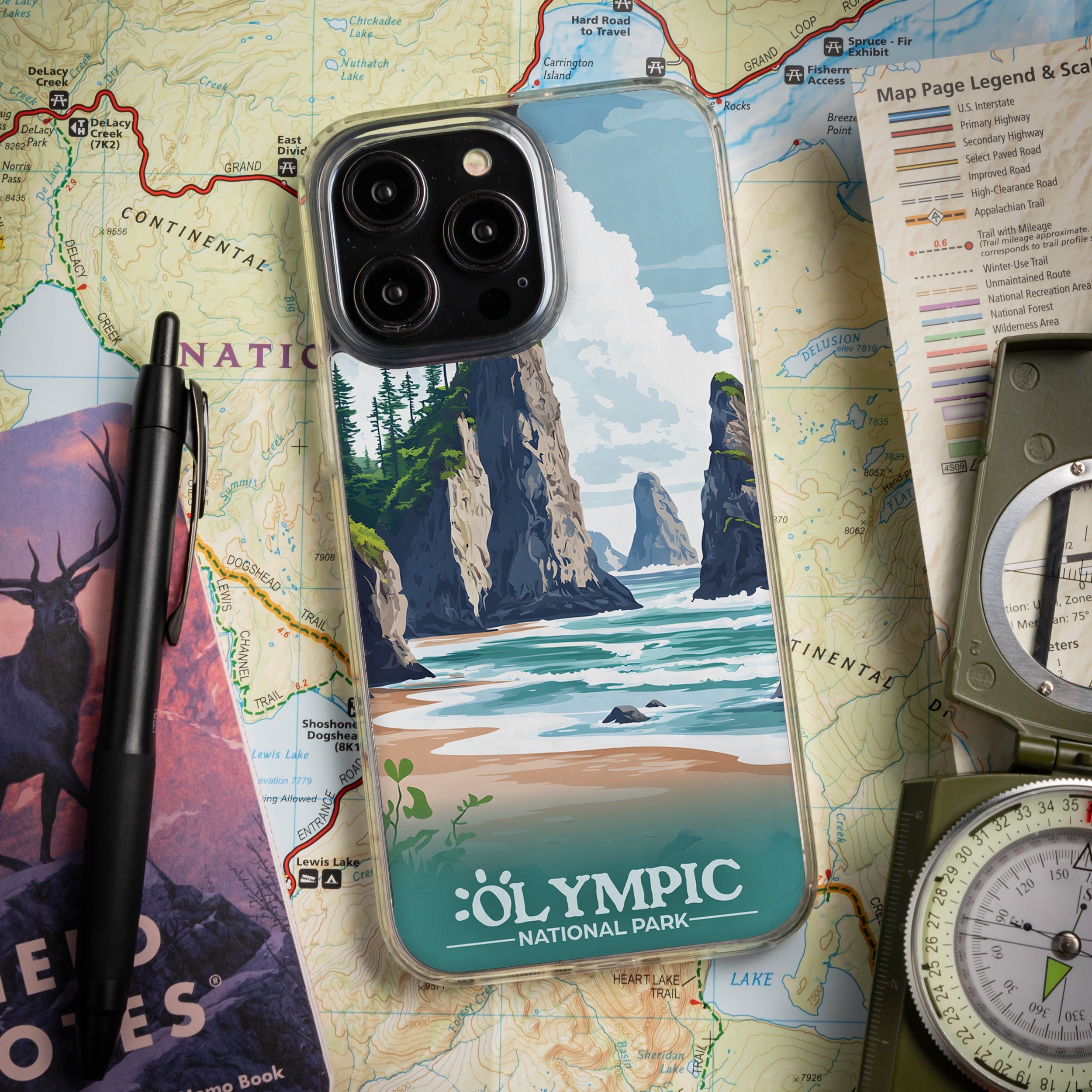 National Parks Olympic HD Apple iPhone 12 Series Mag-Safe Phone Case