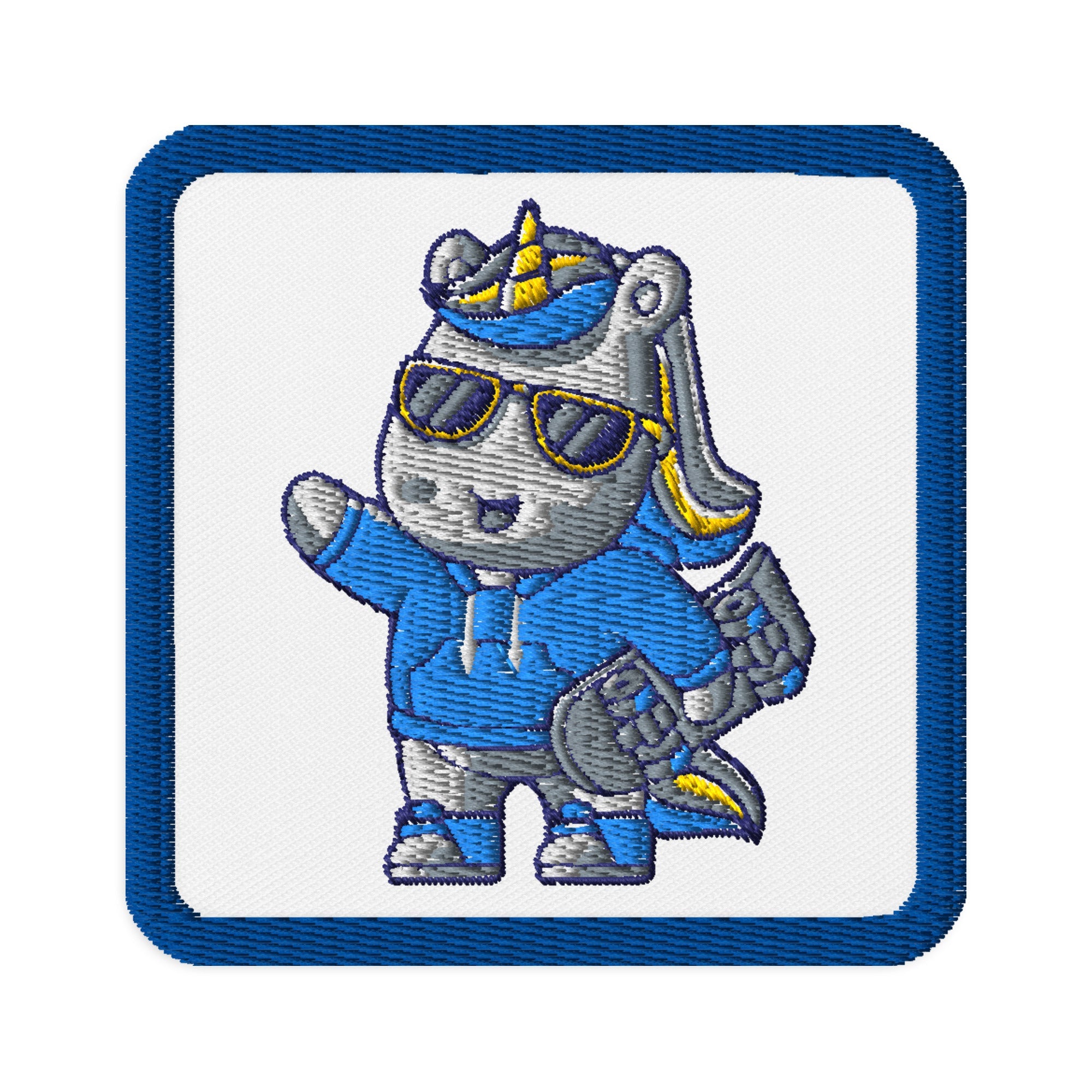 Cool Unicorn Iron on Embroidered Patches