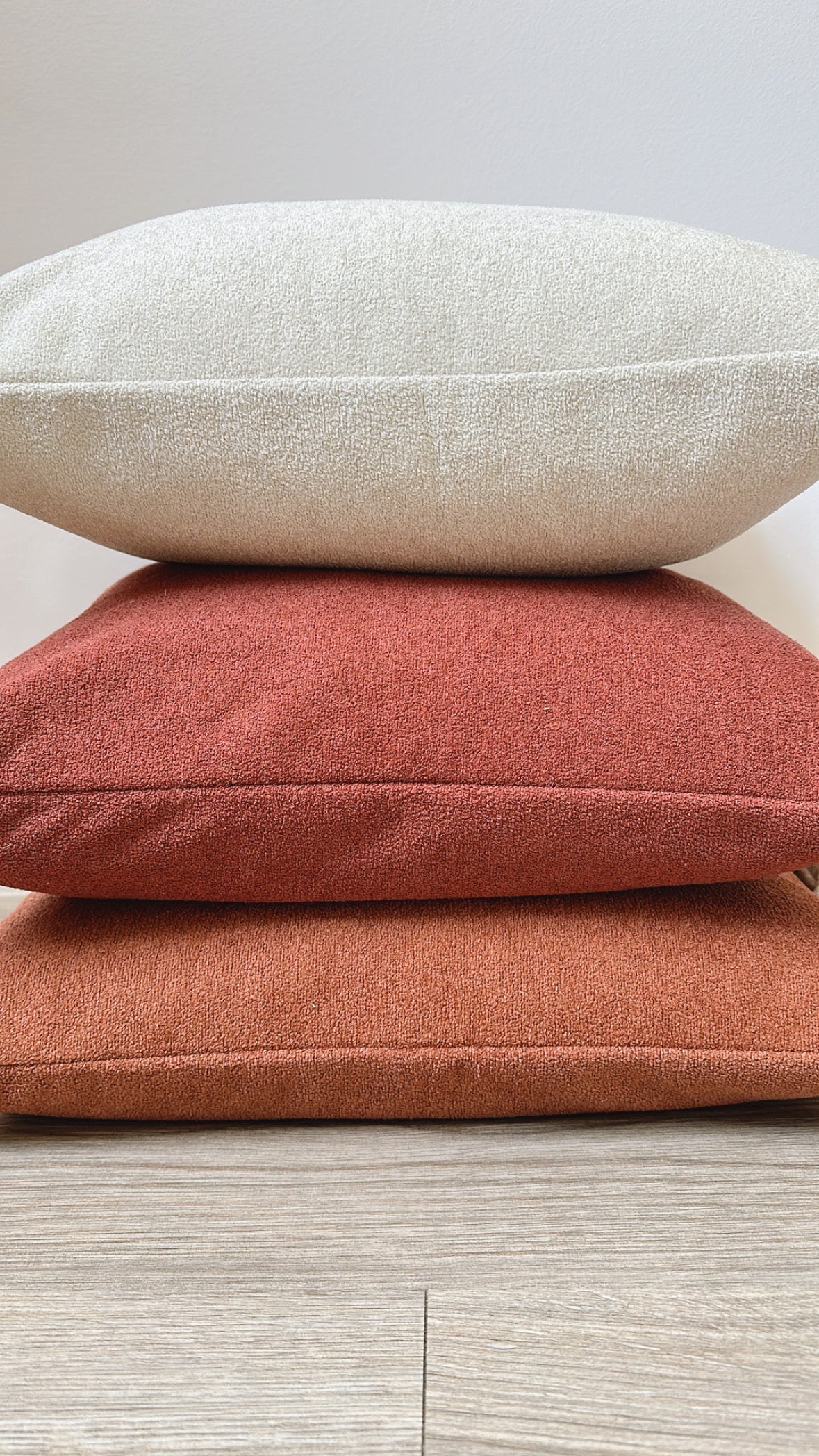 Cream Sherpa Lumbar Pillow Cover