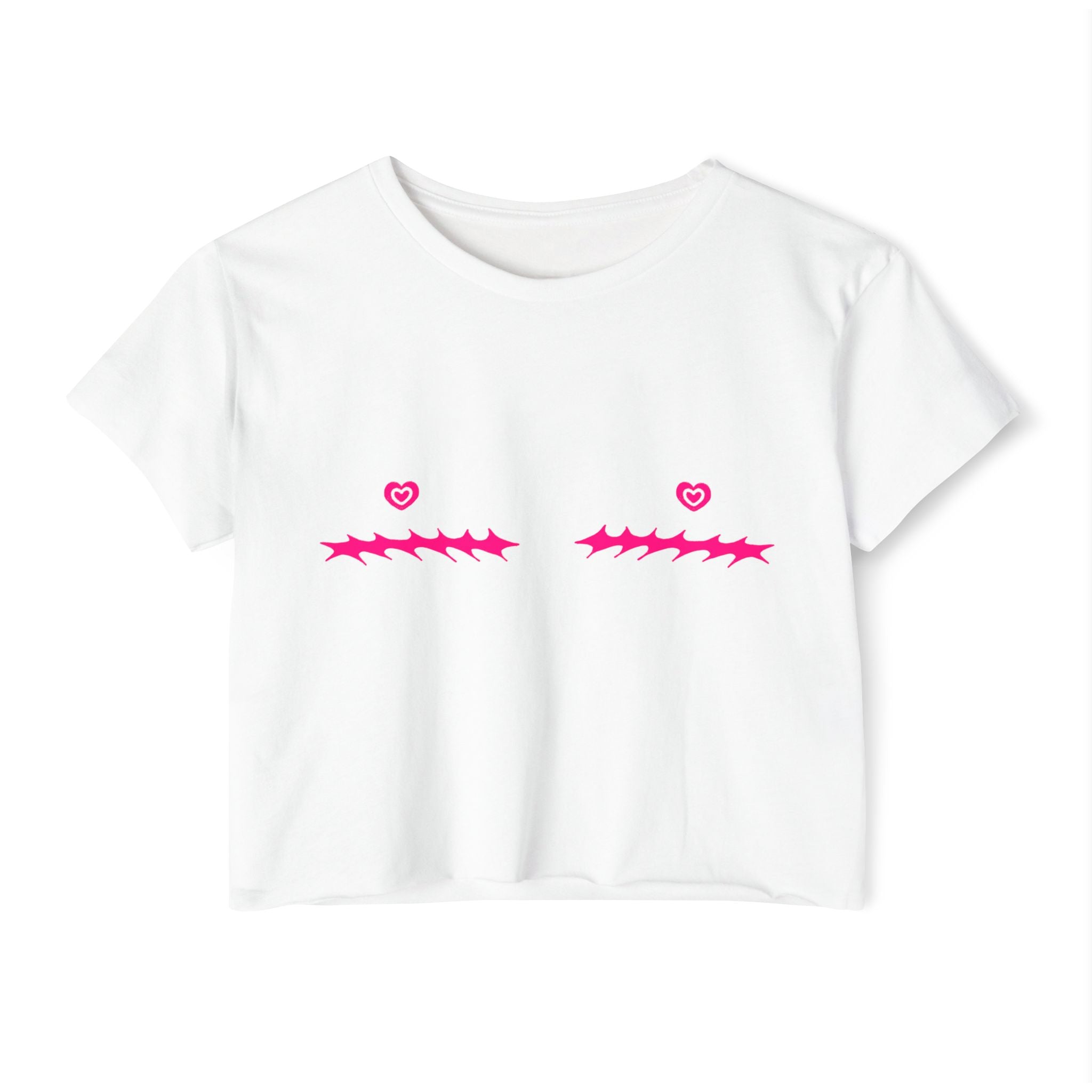 Heart Nipple Top Surgery Crop Top Shirt
