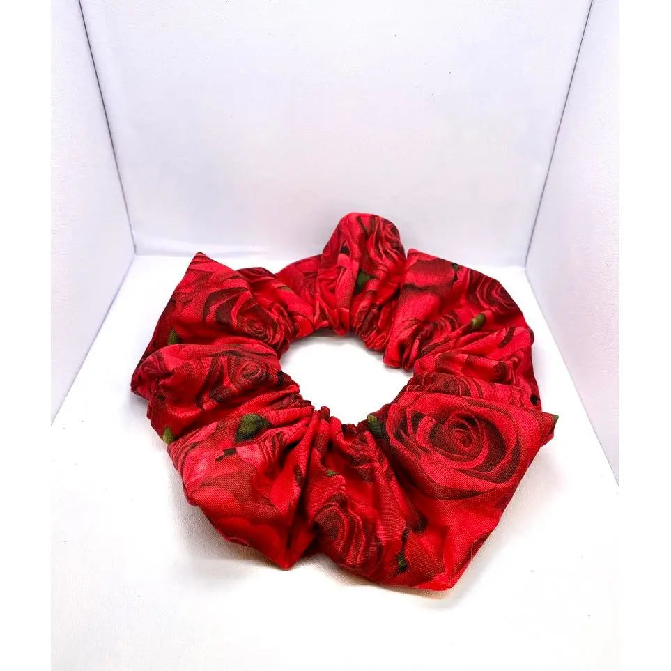 Red Roses Scrunchie