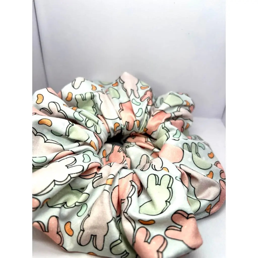 Pastel Peeps Easter Poly Scrunchie