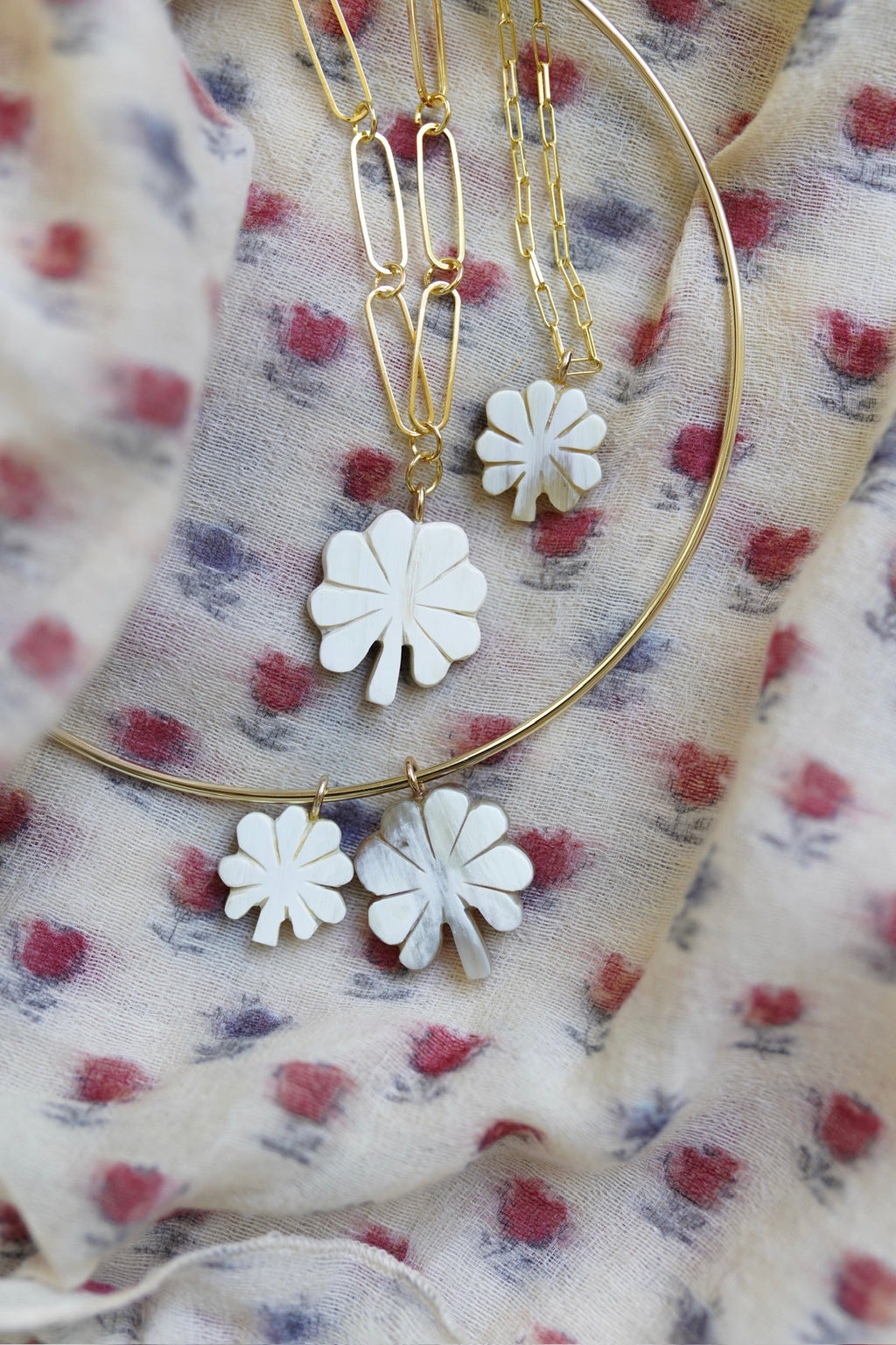Mini Clover Horn Charm