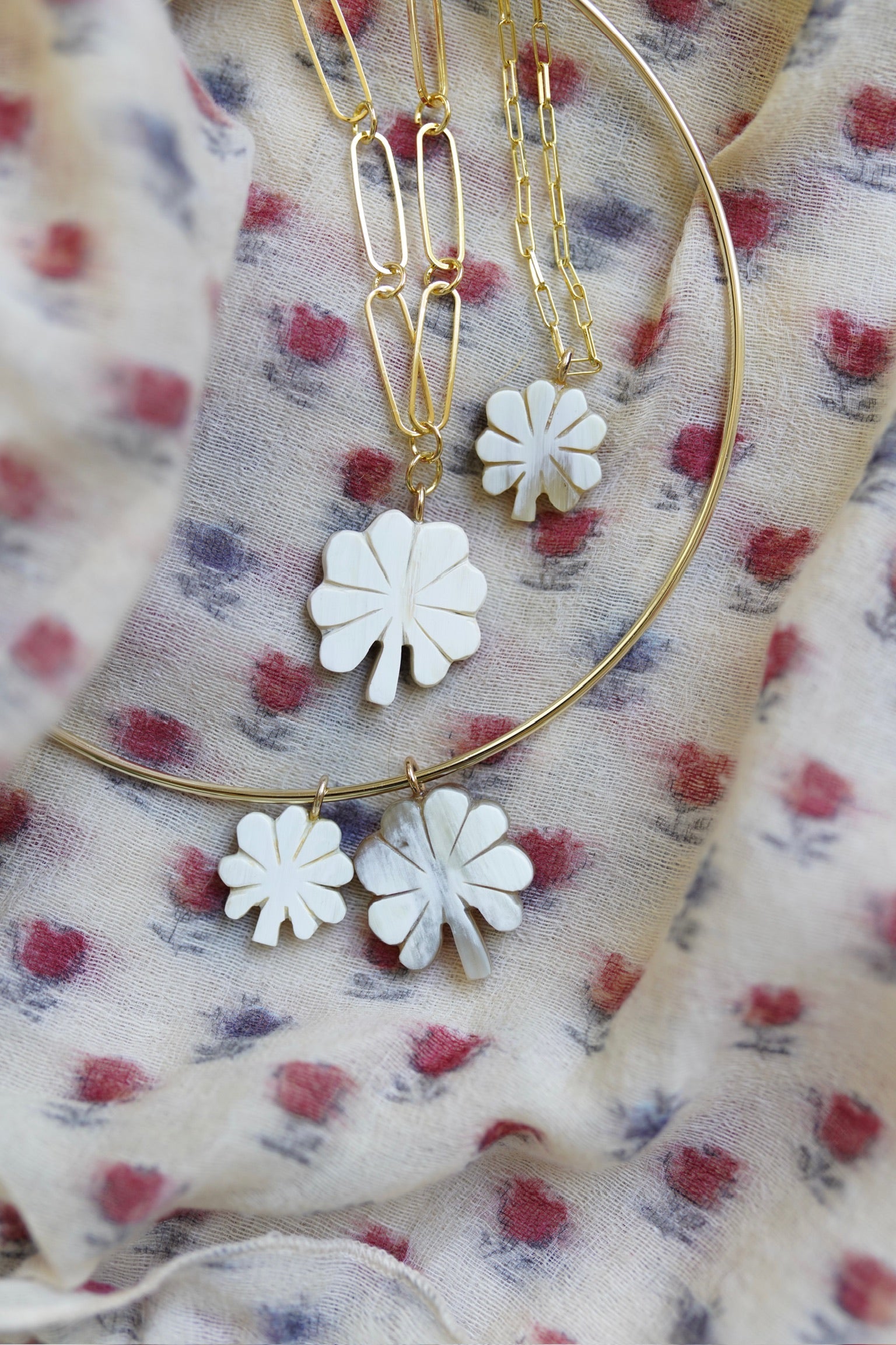Mini Clover Horn Charm