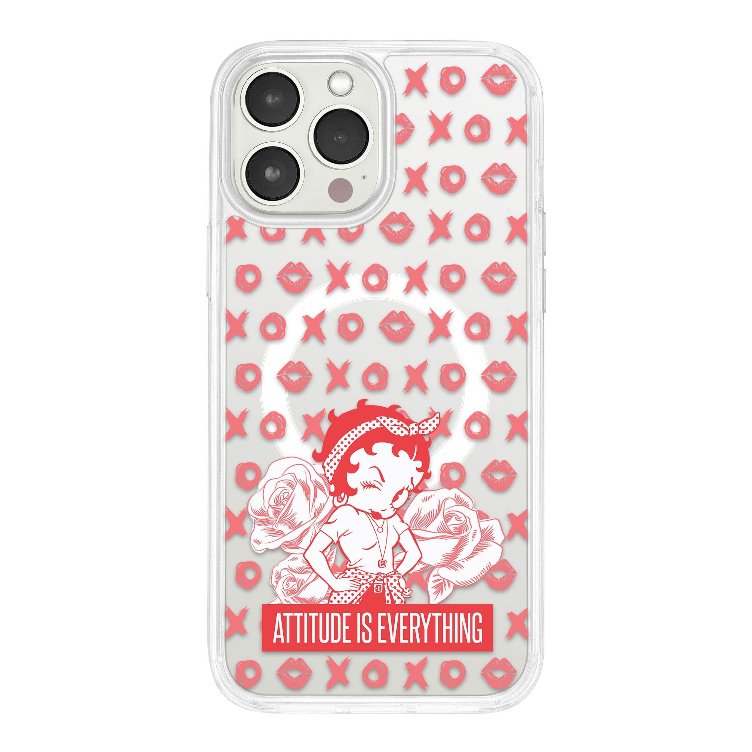 Betty Boop Romantic Rebel HD Apple iPhone 14 Mag-Safe Phone Case