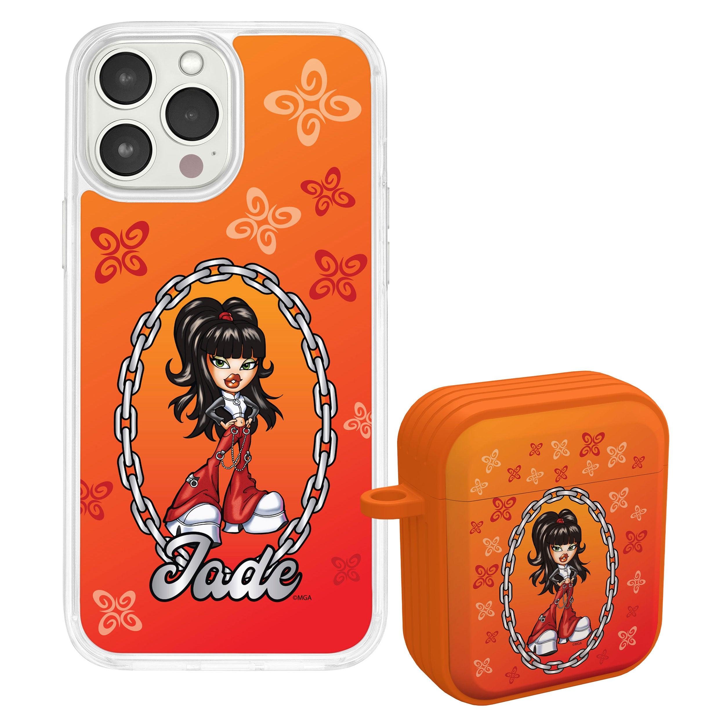 Bratz® Passion For Fashion HD Apple iPhone 13 Mag-Safe Phone Case and AirPods Gen 1 & 2 Combo Package