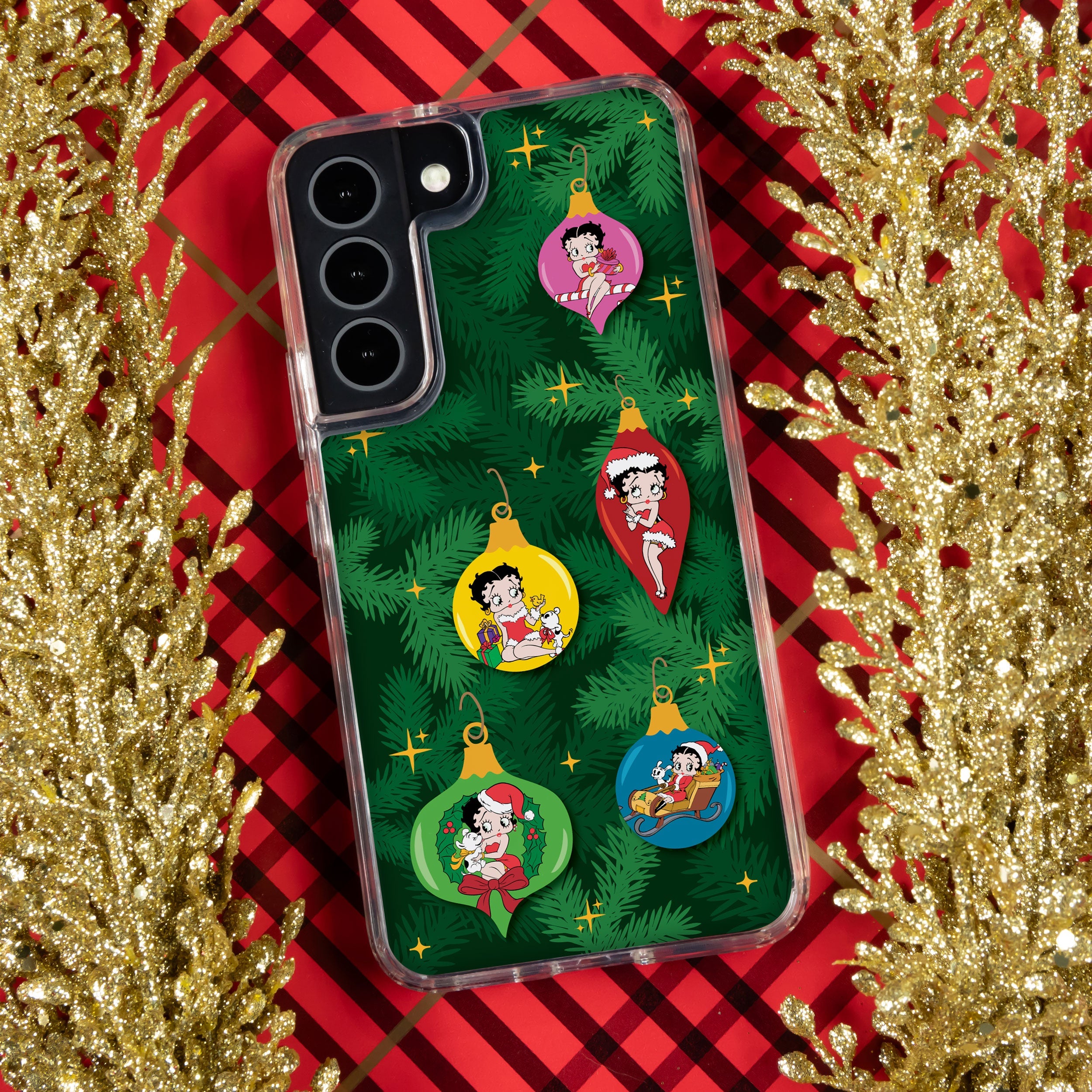 Betty Boop Happy Holidays HD Samsung Galaxy S21 Phone Case